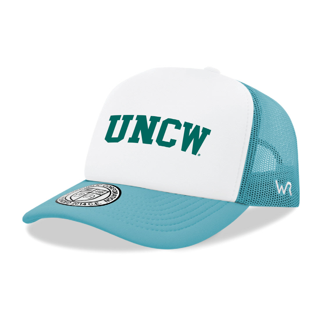 UNCW University of North Carolina Wilmington Seahawks Game Day Printed Hat - Teal Green
