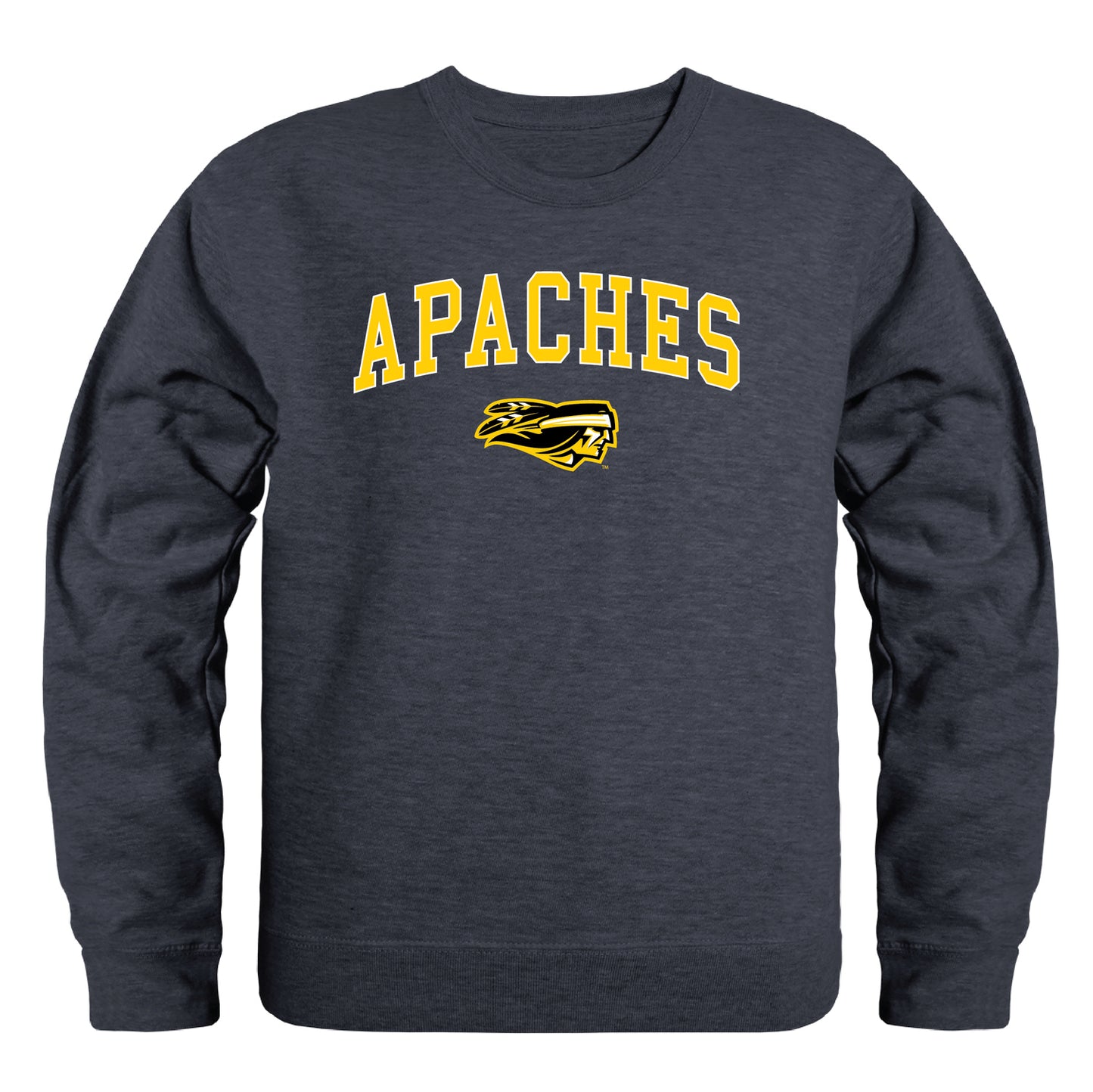 Tyler Junior College Apaches Campus Crewneck Pullover Sweatshirt Sweate