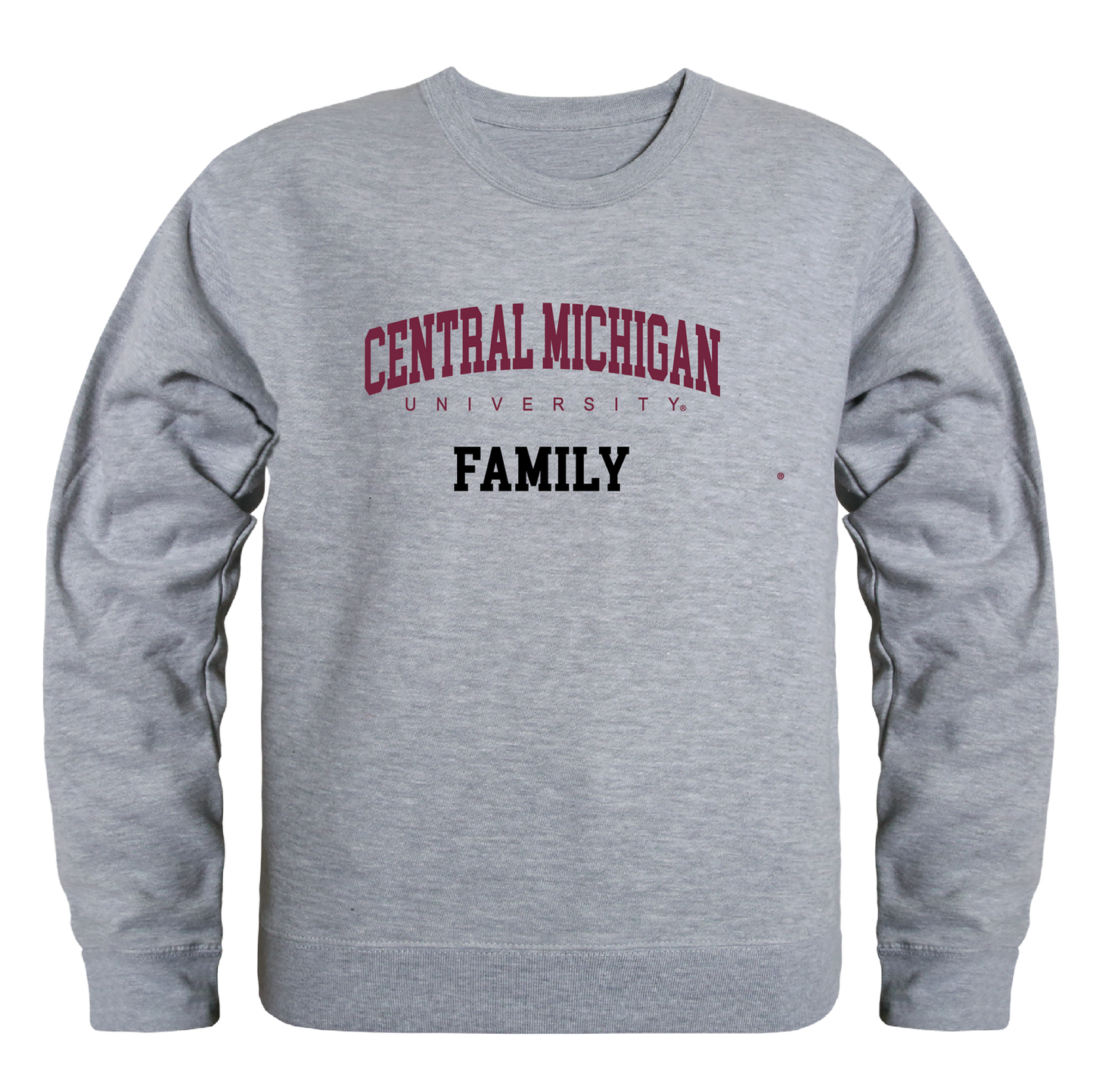 Central Michigan University Family Crewneck Pullover Sweatshirt Sweater