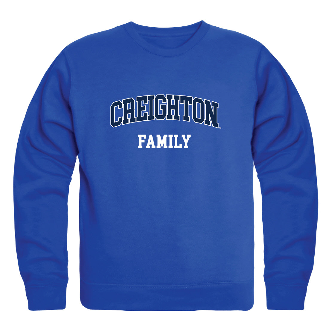 Creighton University Family Crewneck Pullover Sweatshirt Sweater