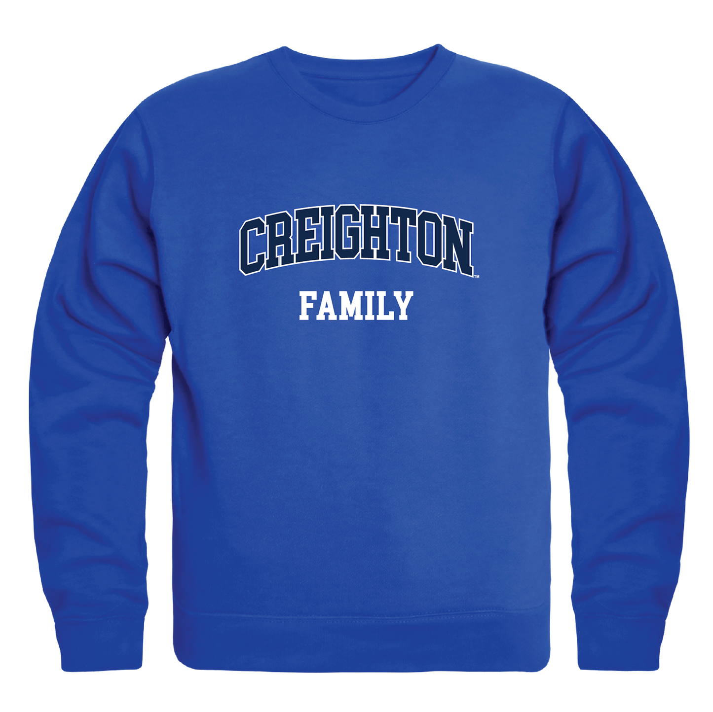 Creighton University Family Crewneck Pullover Sweatshirt Sweater