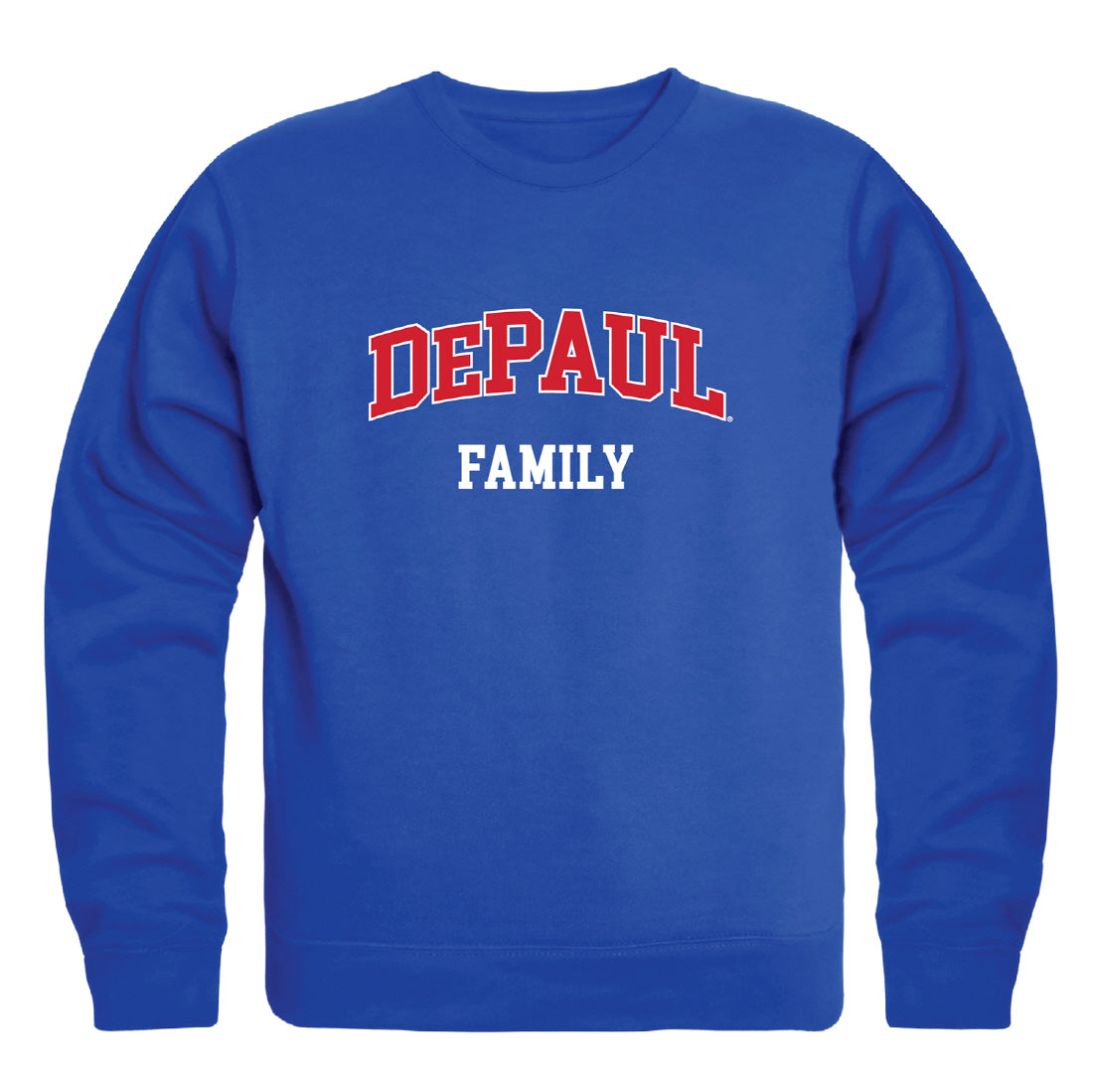 DePaul University Blue Demons Family Crewneck Pullover Sweatshirt Sweater
