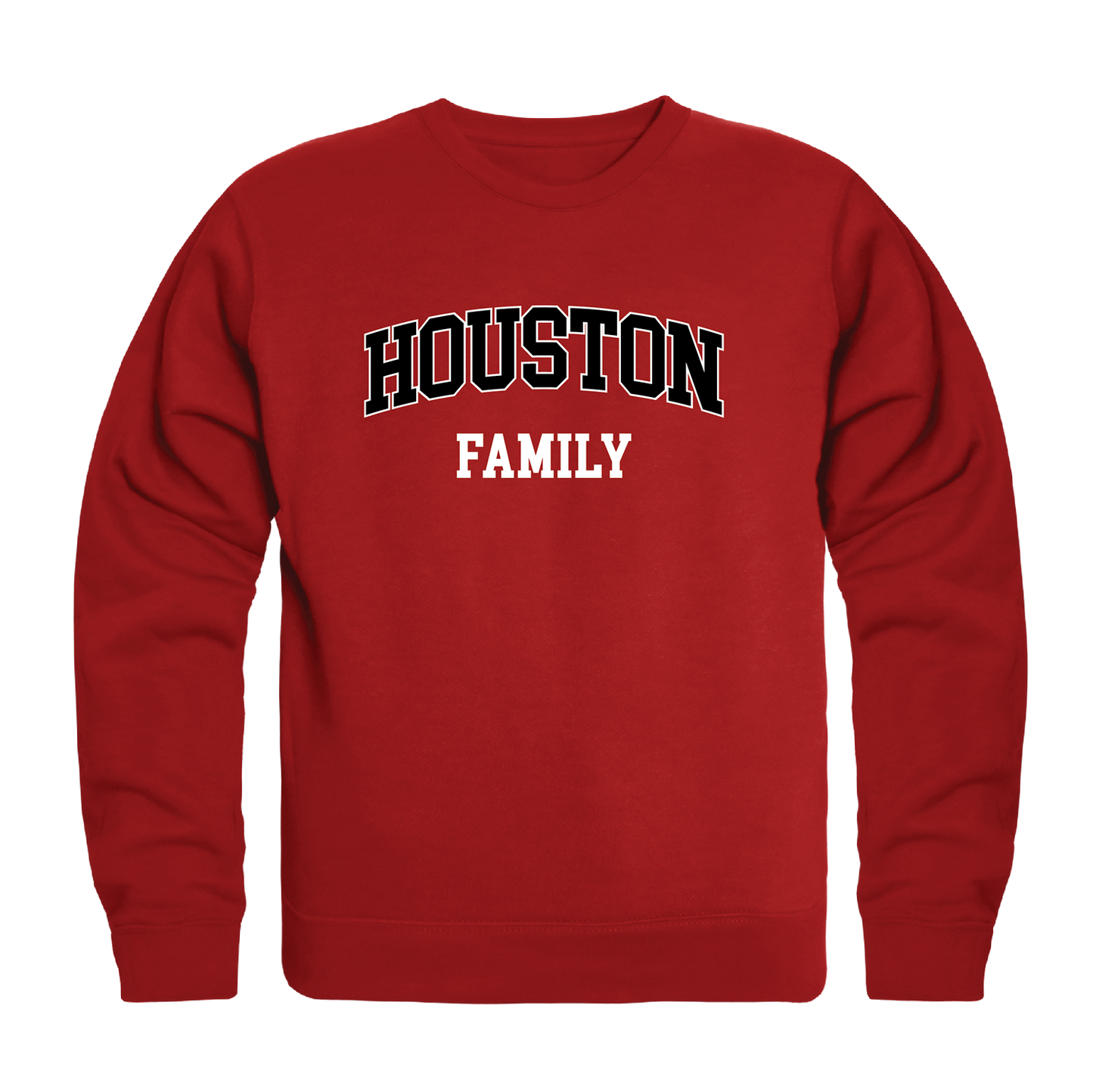 University of Houston Cougars Family Crewneck Pullover Sweatshirt Sweater