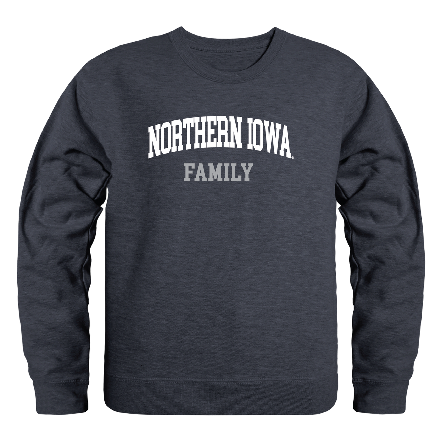 University of Northern Iowa Panthers Family Crewneck Pullover Sweatshirt Sweater