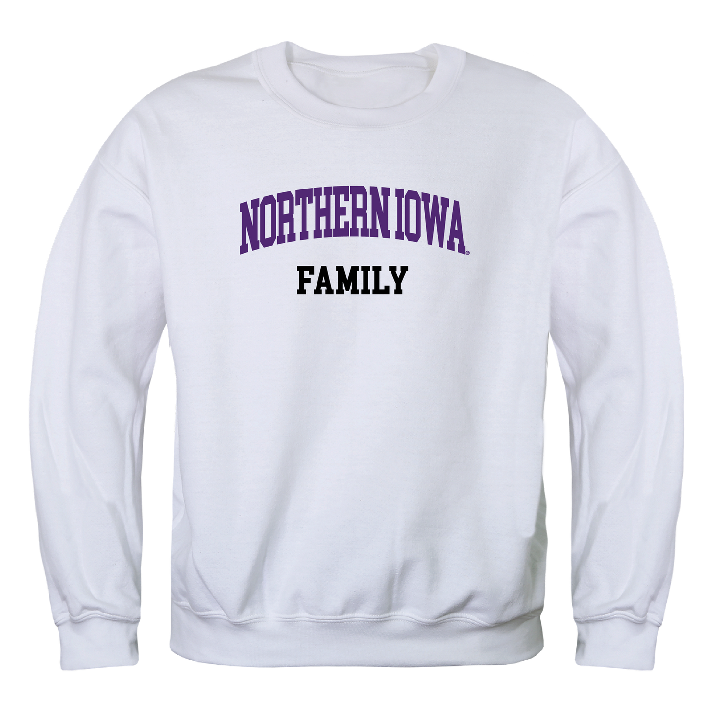 University of Northern Iowa Panthers Family Crewneck Pullover Sweatshirt Sweater