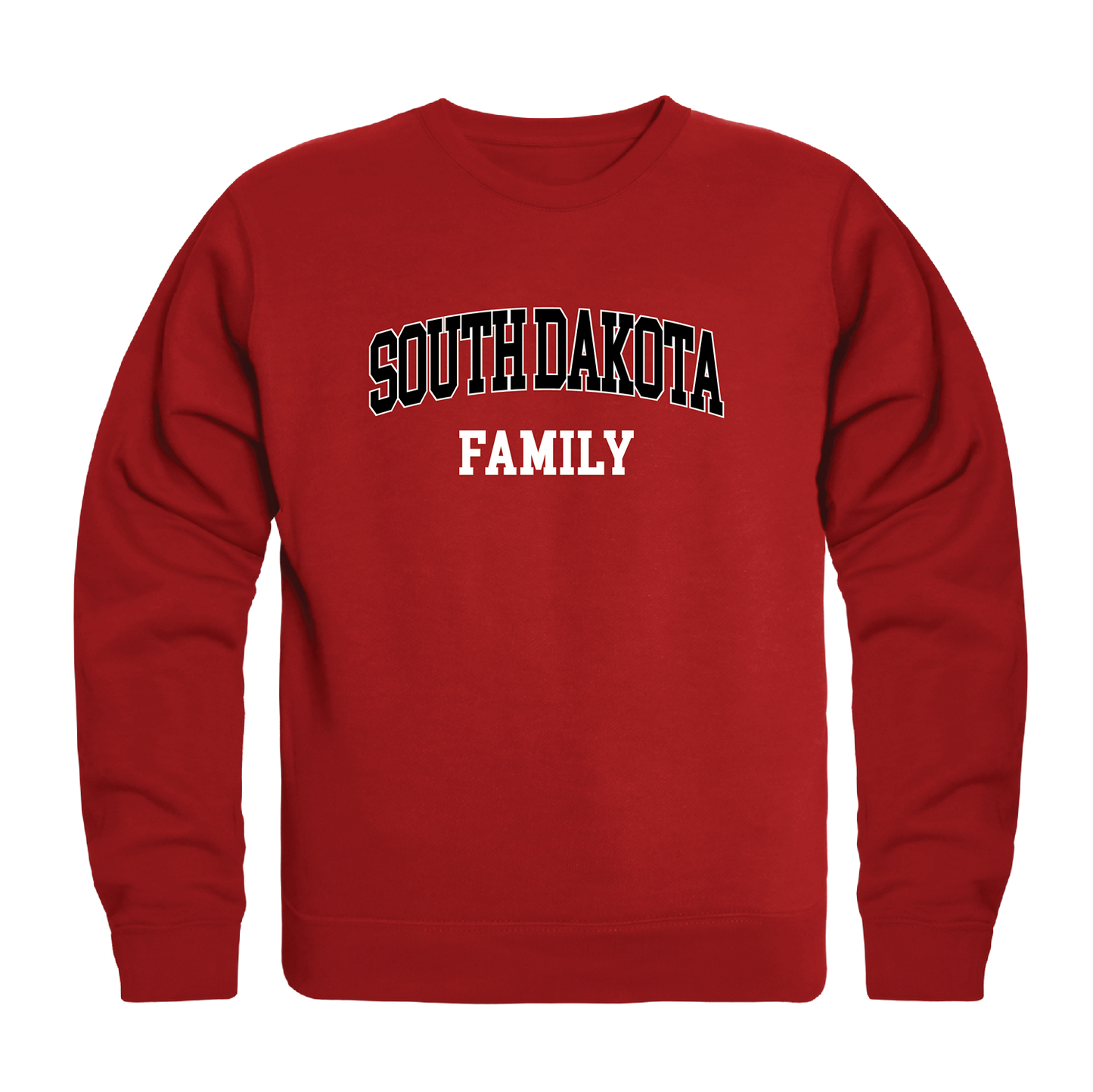 University of South Dakota Family Crewneck Pullover Sweatshirt Sweater
