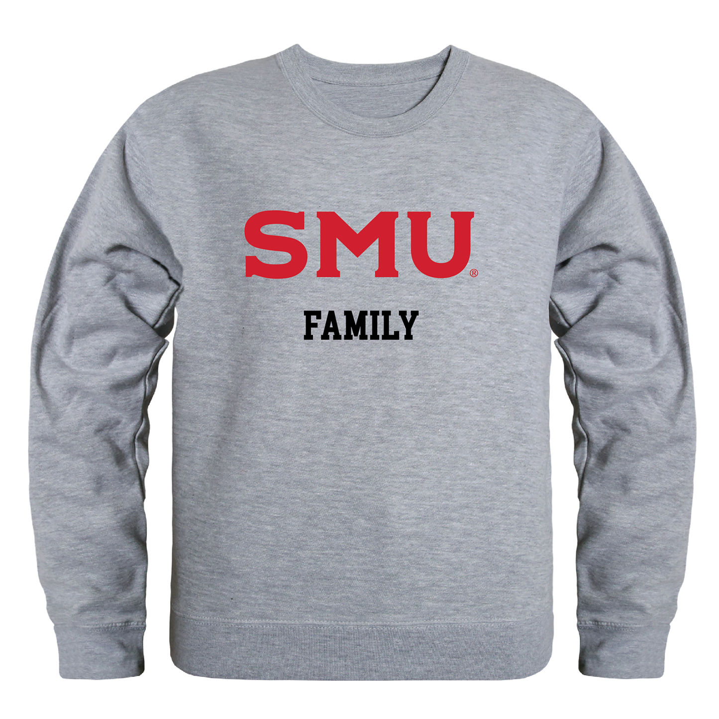Southern Methodist University Methodist Family Crewneck Pullover Sweatshirt Sweater