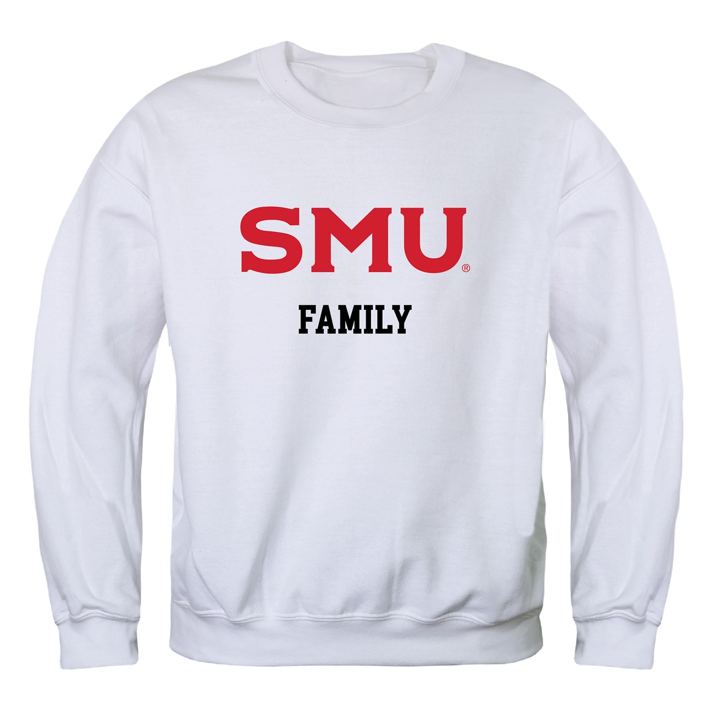 Southern Methodist University Methodist Family Crewneck Pullover Sweatshirt Sweater