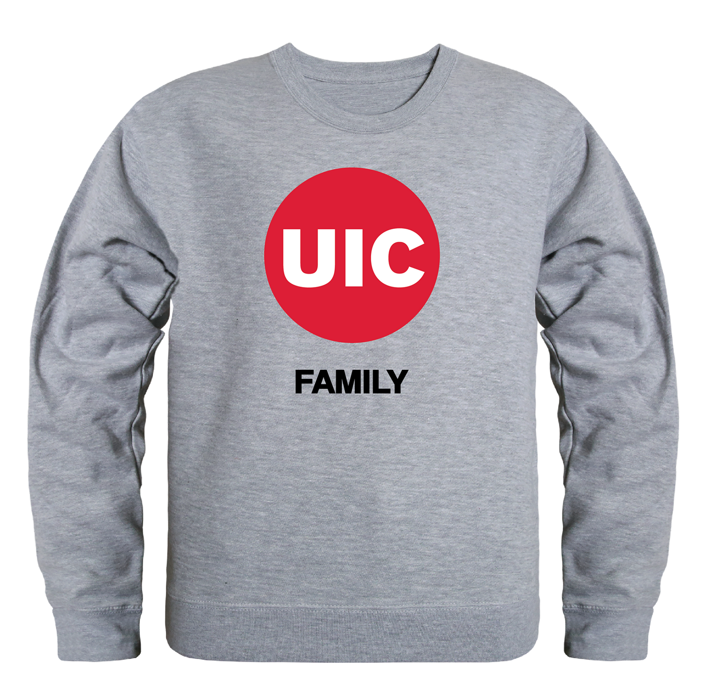 UIC University of Illinois at Chicago Flames Family Crewneck Pullover Sweatshirt Sweater