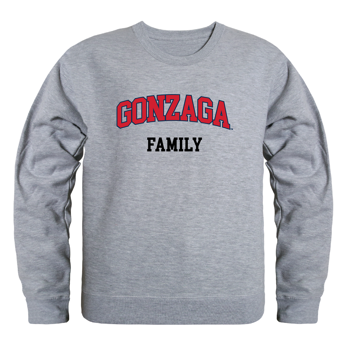 Gonzaga University Bulldogs Family Crewneck Pullover Sweatshirt Sweater