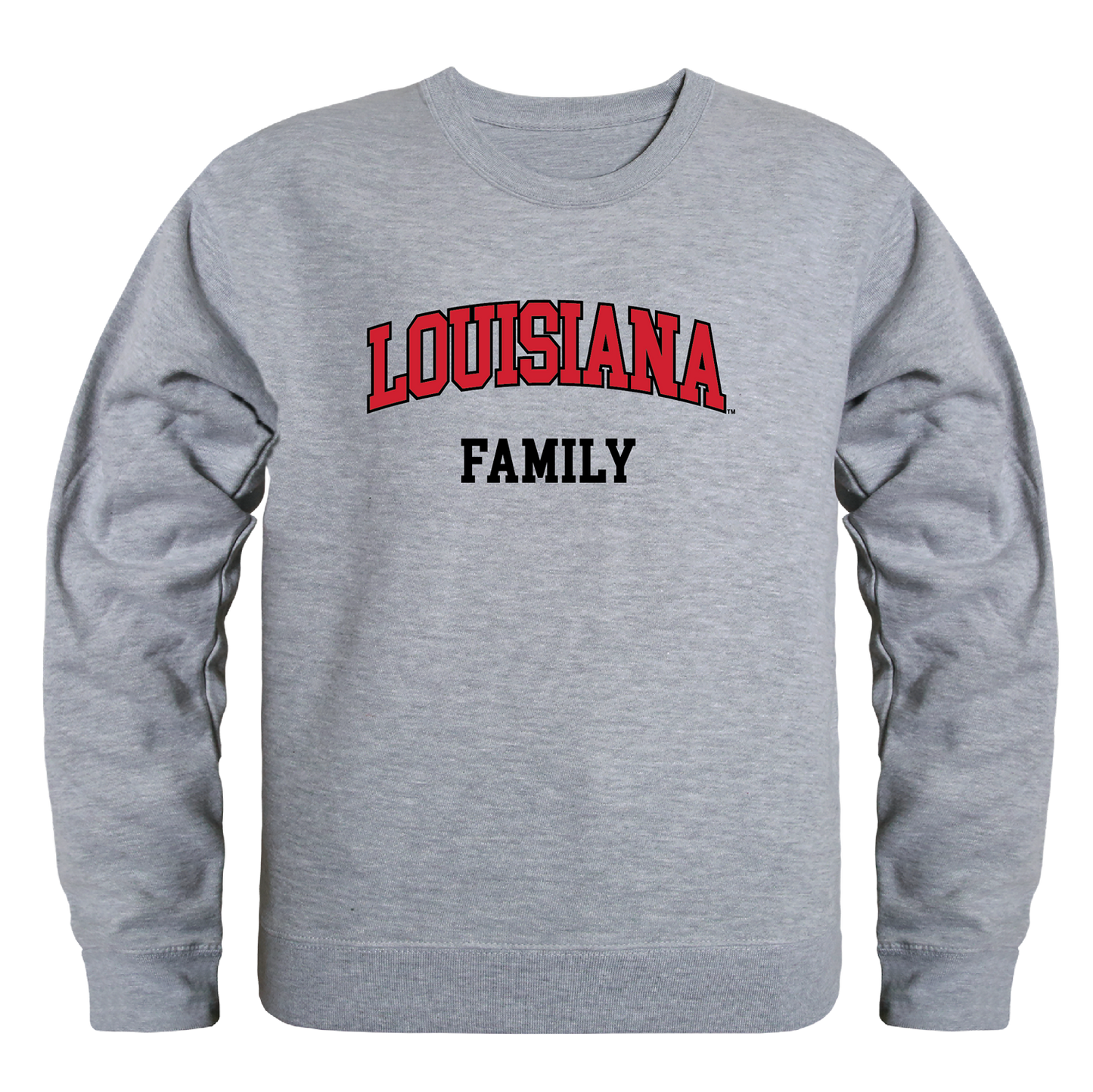 UL University of Louisiana at Lafayette Family Crewneck Pullover Sweatshirt Sweater