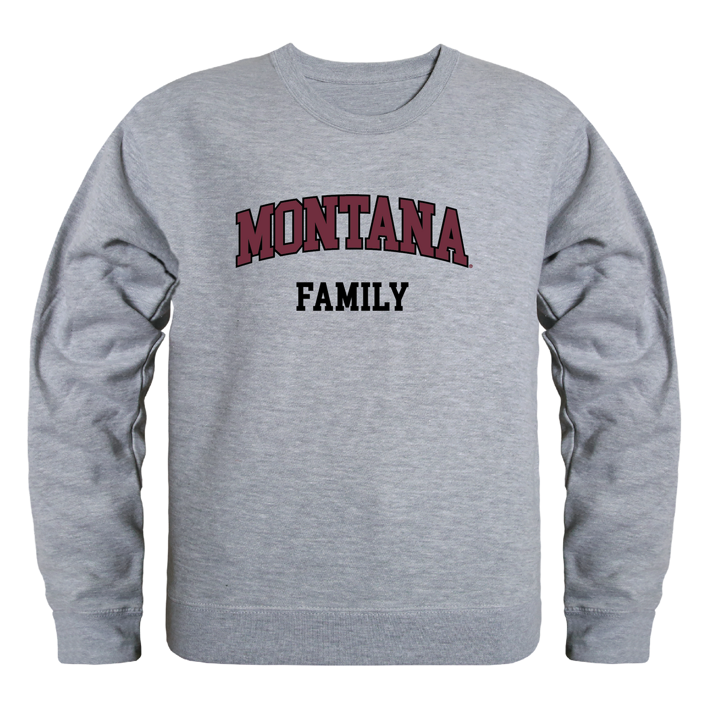 University of Montana Grizzlies Family Crewneck Pullover Sweatshirt Sweater