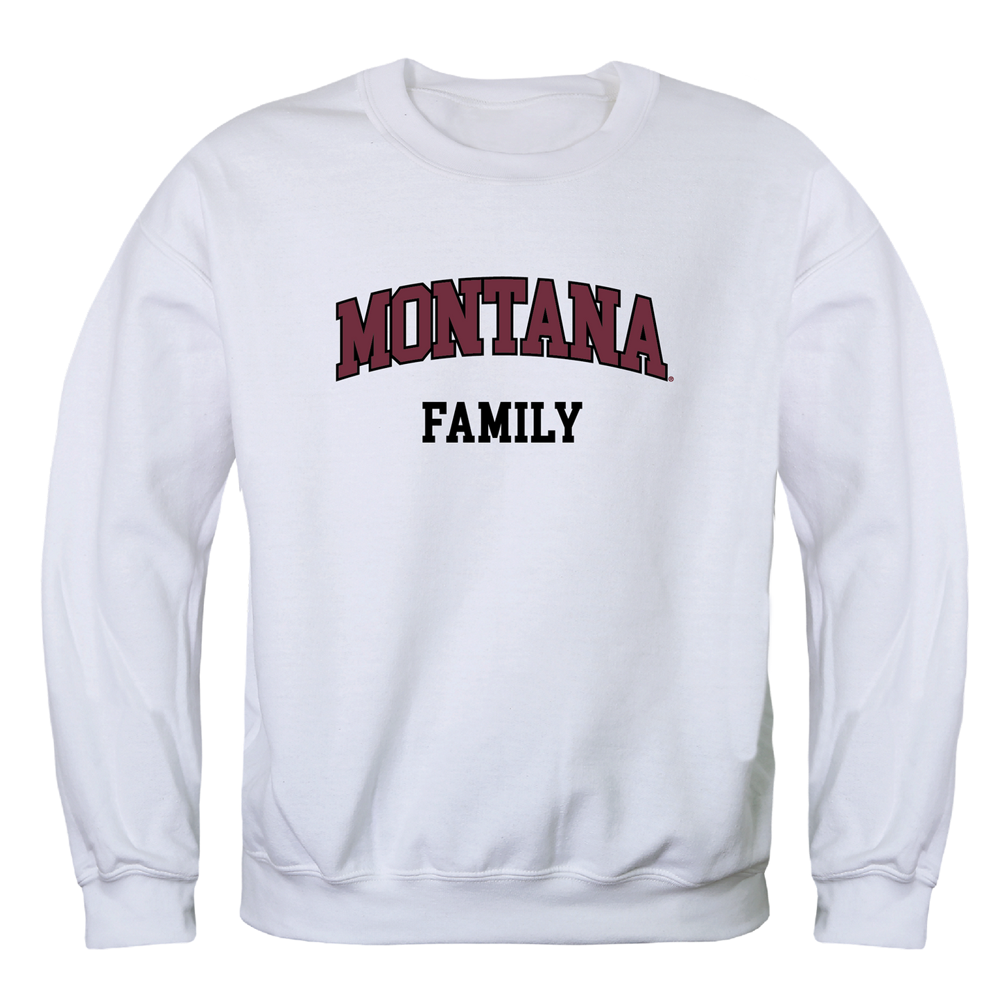 University of Montana Grizzlies Family Crewneck Pullover Sweatshirt Sweater