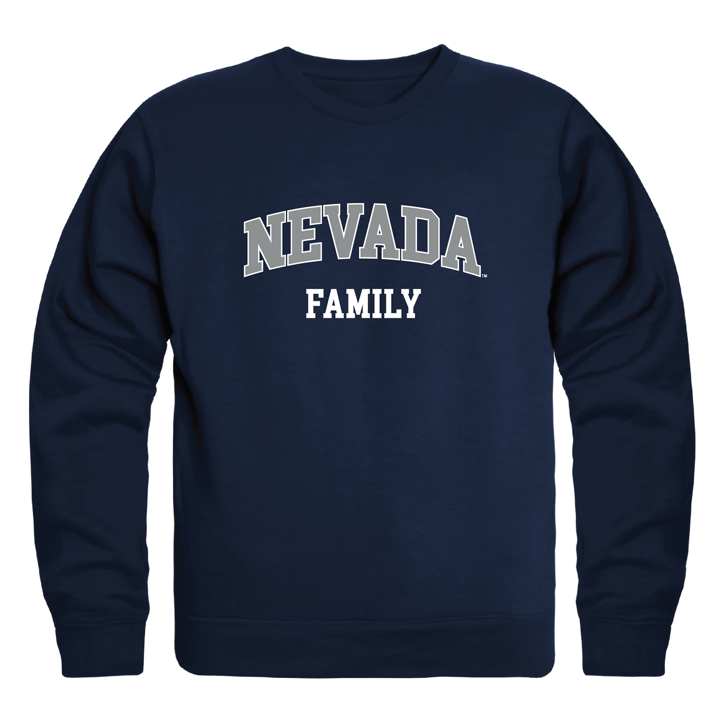 University of Nevada Reno Wolf Pack Family Crewneck Pullover Sweatshirt Sweater