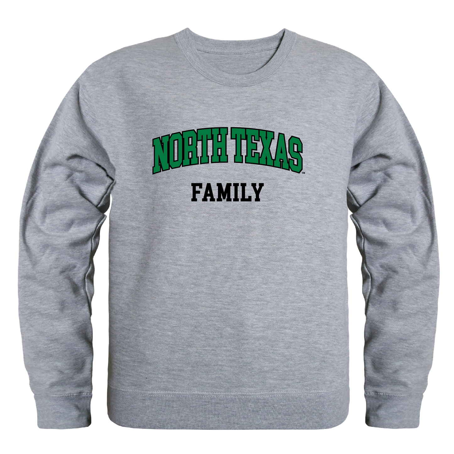 UNT University of North Texas Mean Green Family Crewneck Pullover Sweatshirt Sweater