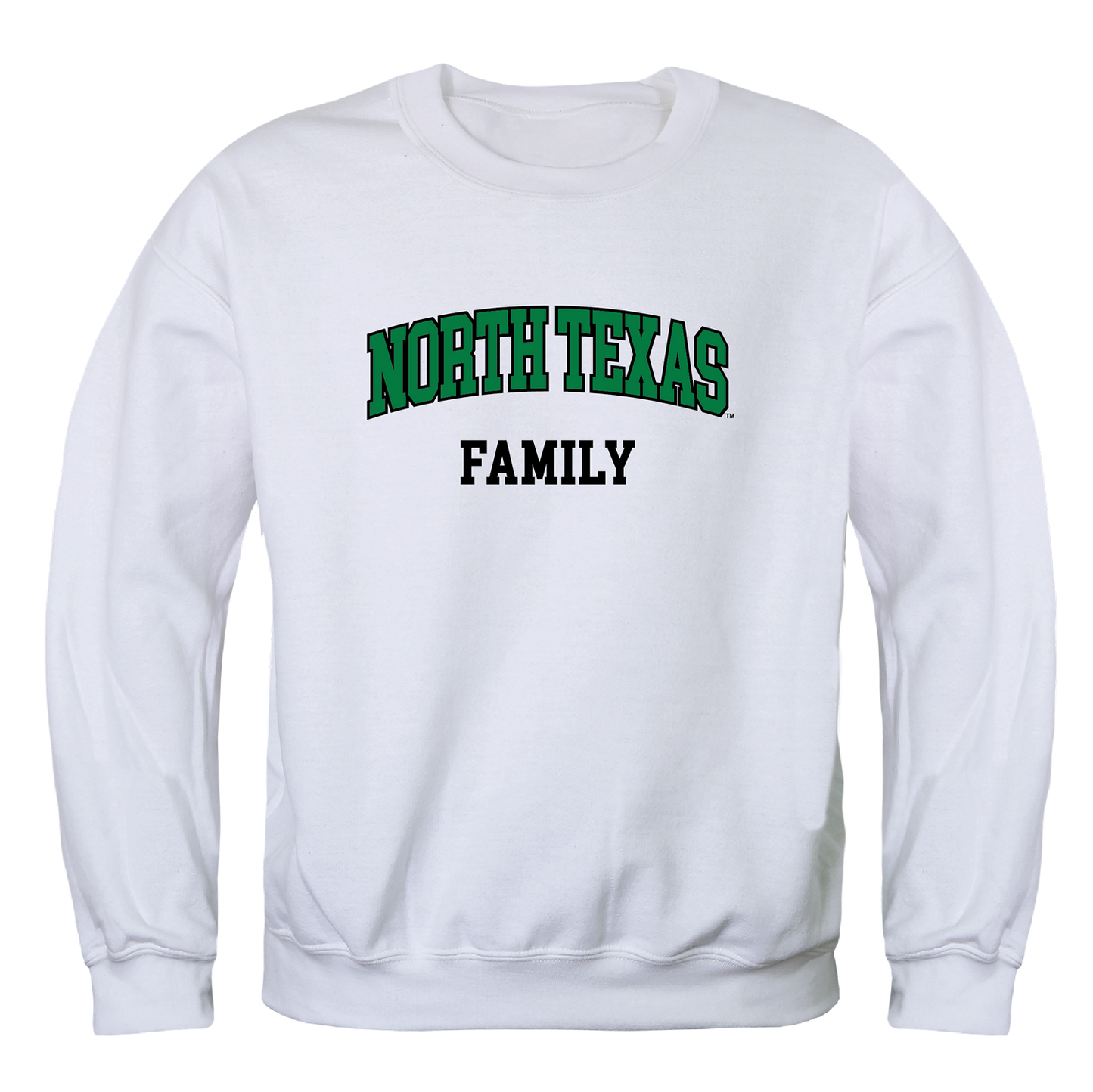 UNT University of North Texas Mean Green Family Crewneck Pullover Sweatshirt Sweater