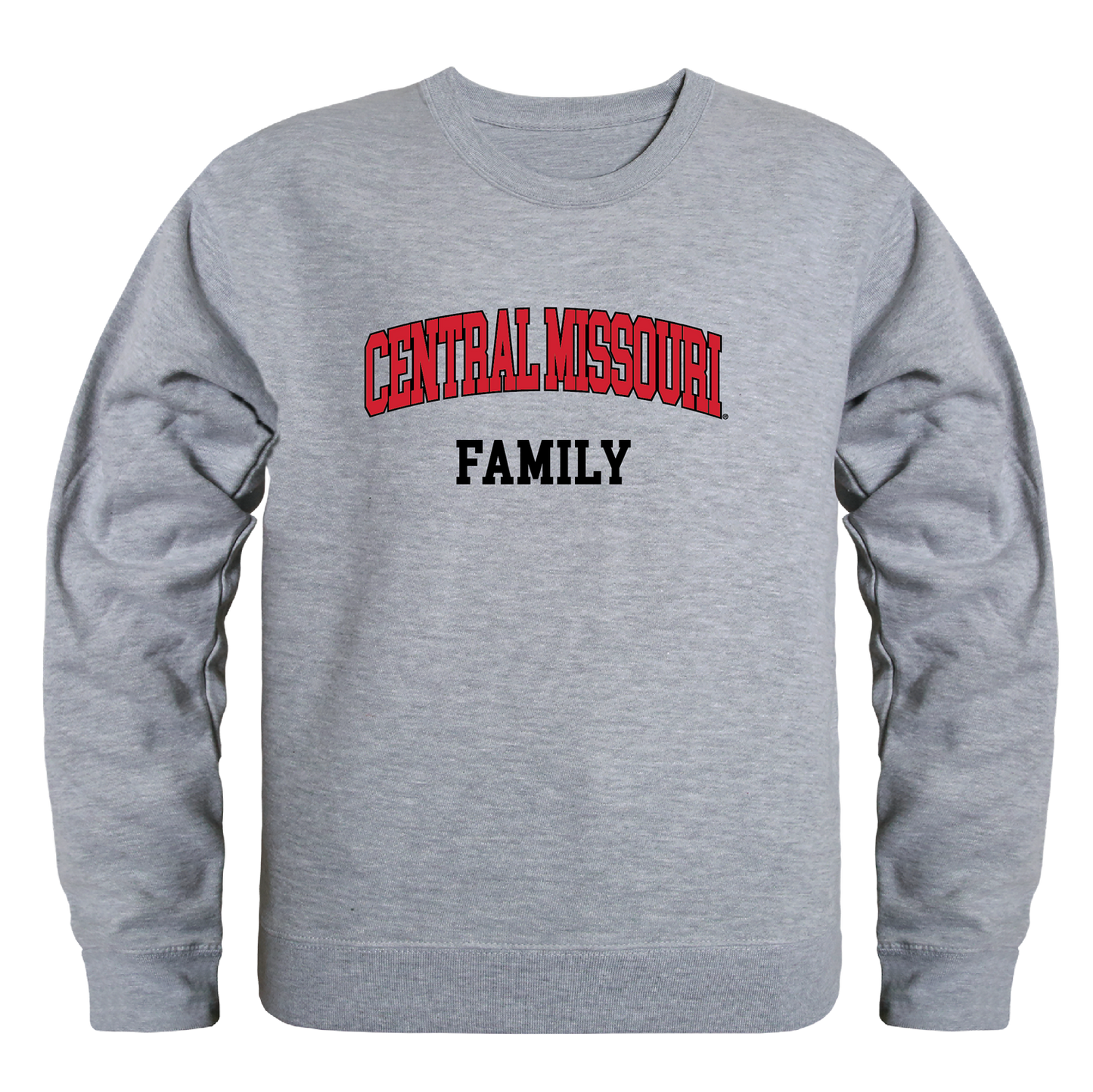 University of Central Missouri Mules Family Crewneck Pullover Sweatshirt Sweater
