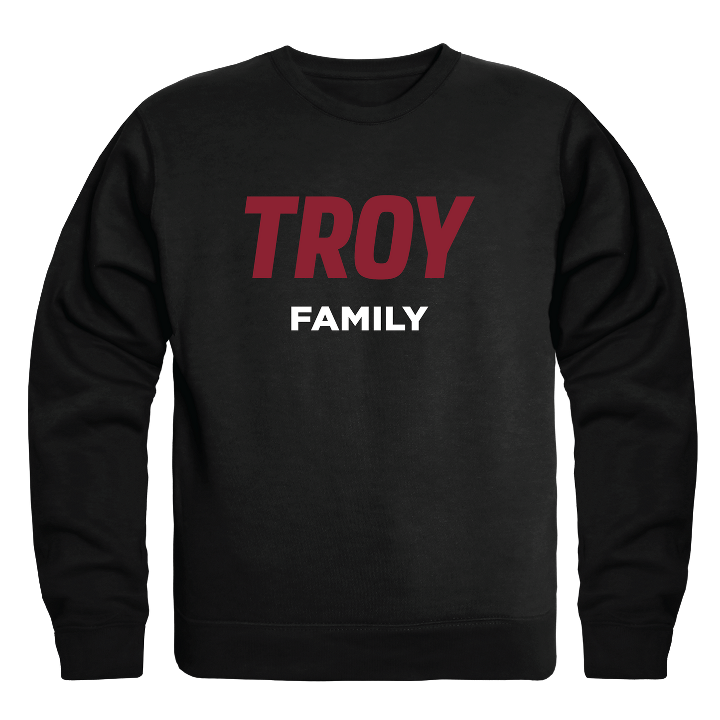 Troy University Trojans Family Crewneck Pullover Sweatshirt Sweater