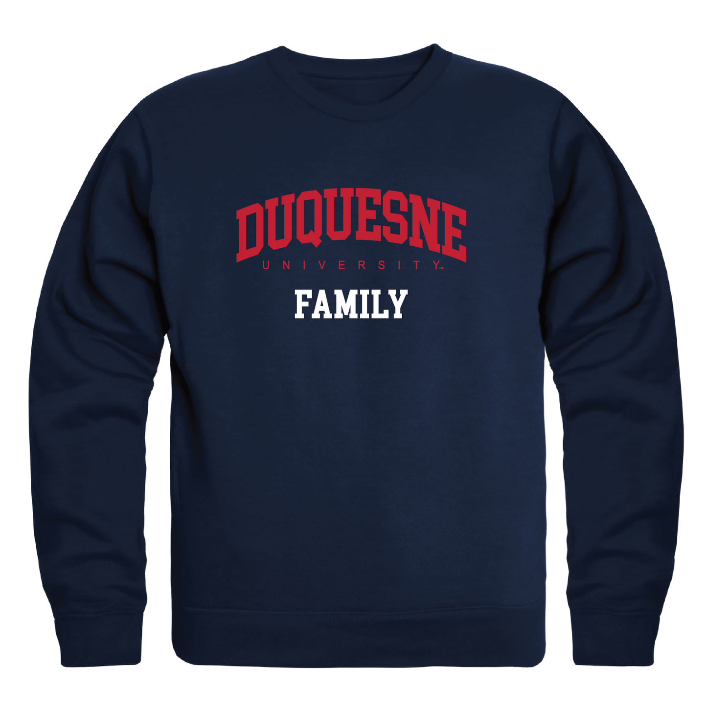 Duquesne University Dukes Family Crewneck Pullover Sweatshirt Sweater