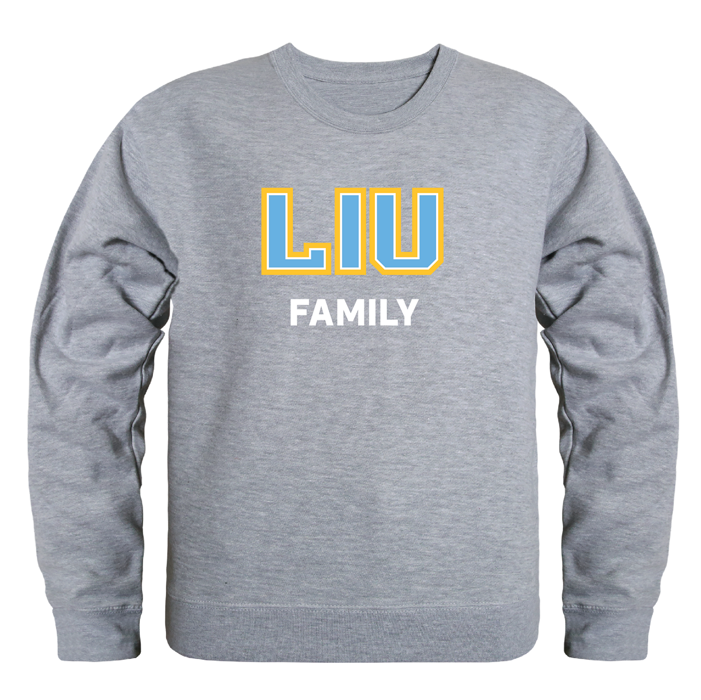 Long Island University Family Crewneck Pullover Sweatshirt Sweater
