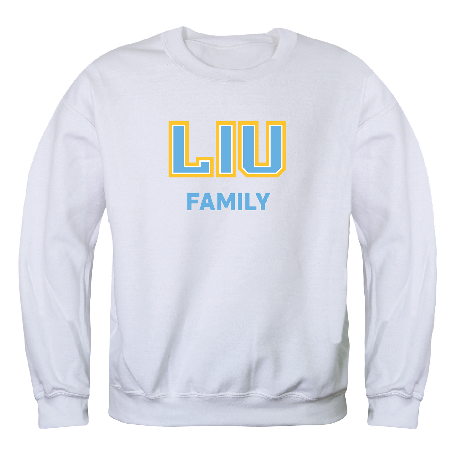 Long Island University Family Crewneck Pullover Sweatshirt Sweater