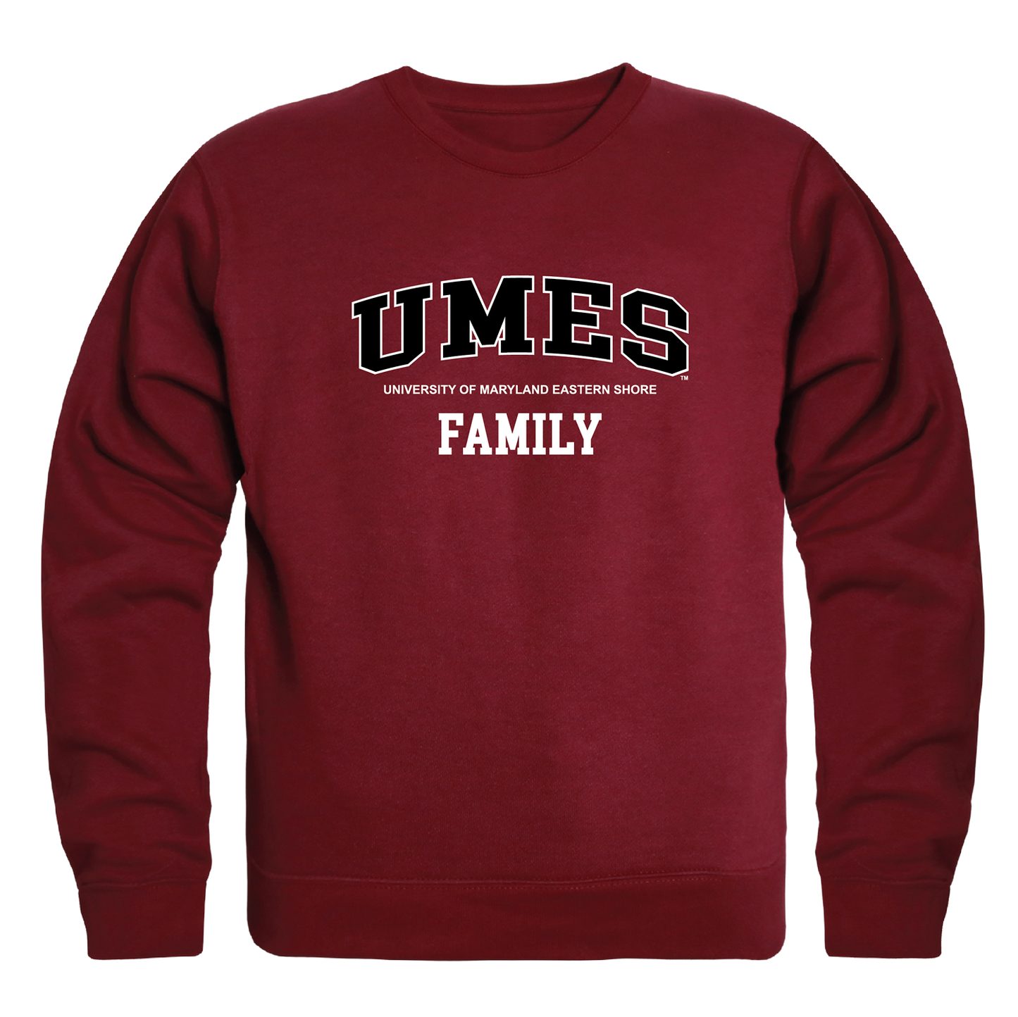 University of Maryland Eastern Shore Hawks Family Crewneck Pullover Sweatshirt Sweater