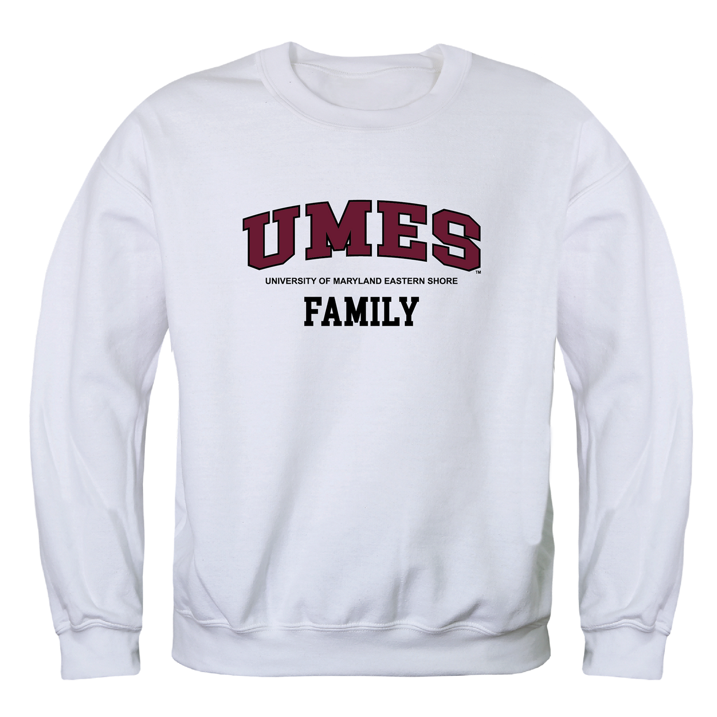 University of Maryland Eastern Shore Hawks Family Crewneck Pullover Sweatshirt Sweater