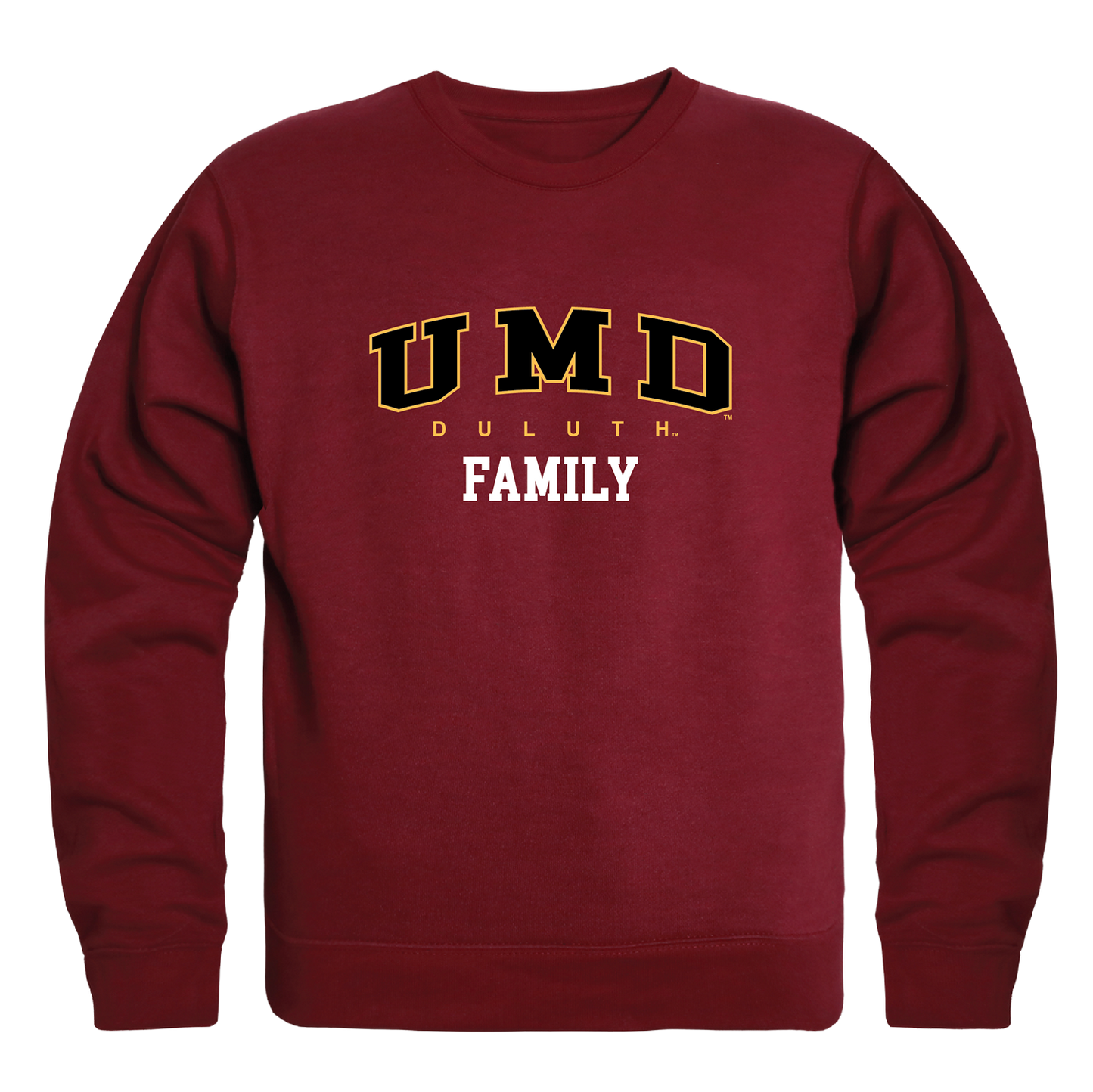 UMD University of Minnesota Duluth Bulldogs Family Crewneck Pullover Sweatshirt Sweater