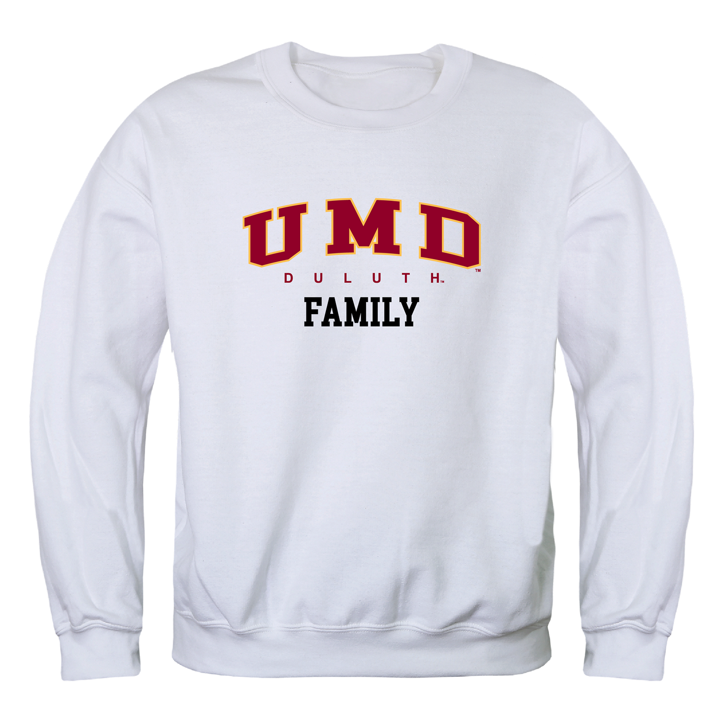 UMD University of Minnesota Duluth Bulldogs Family Crewneck Pullover Sweatshirt Sweater