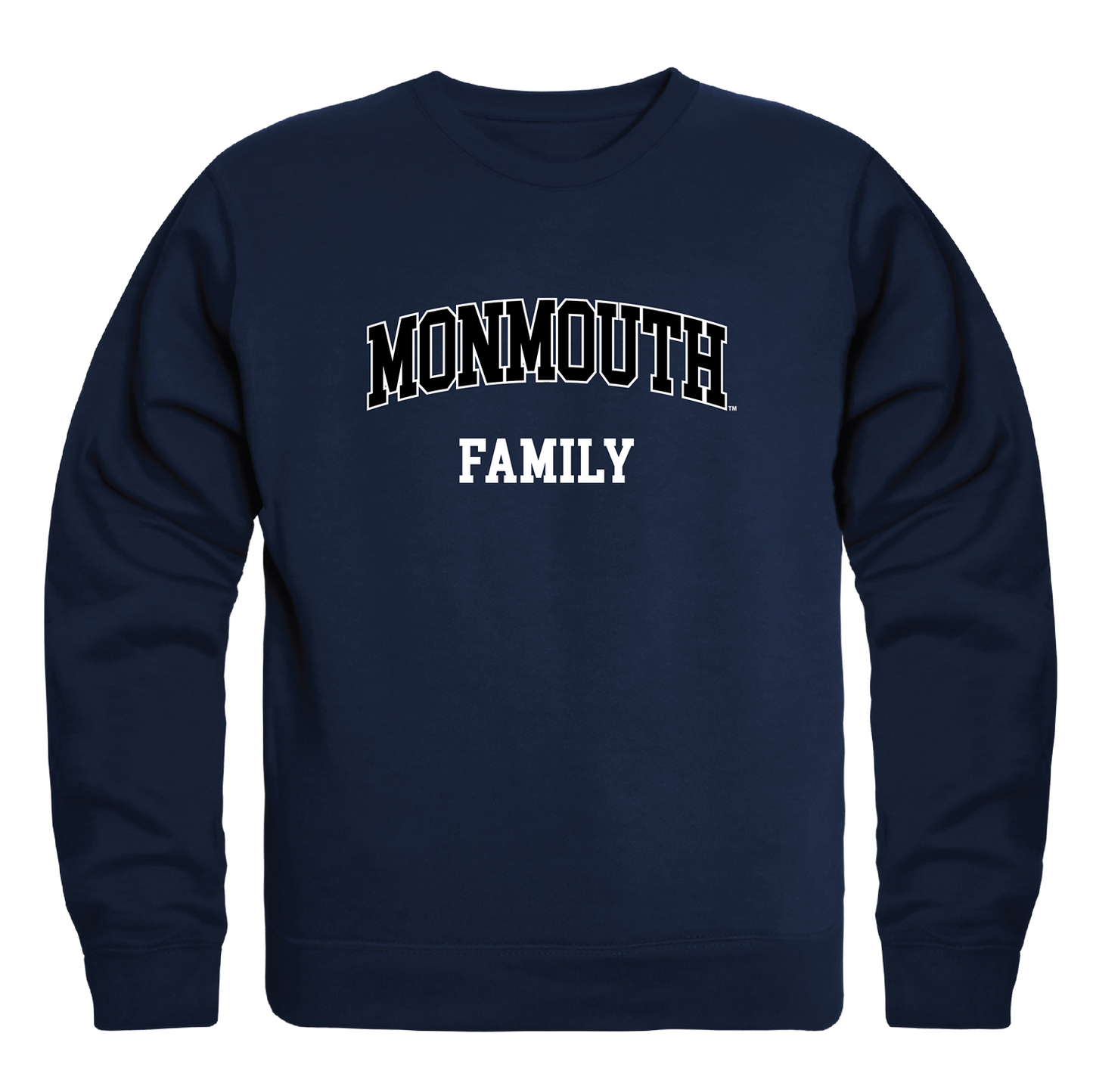 Monmouth University Hawks Family Crewneck Pullover Sweatshirt Sweater