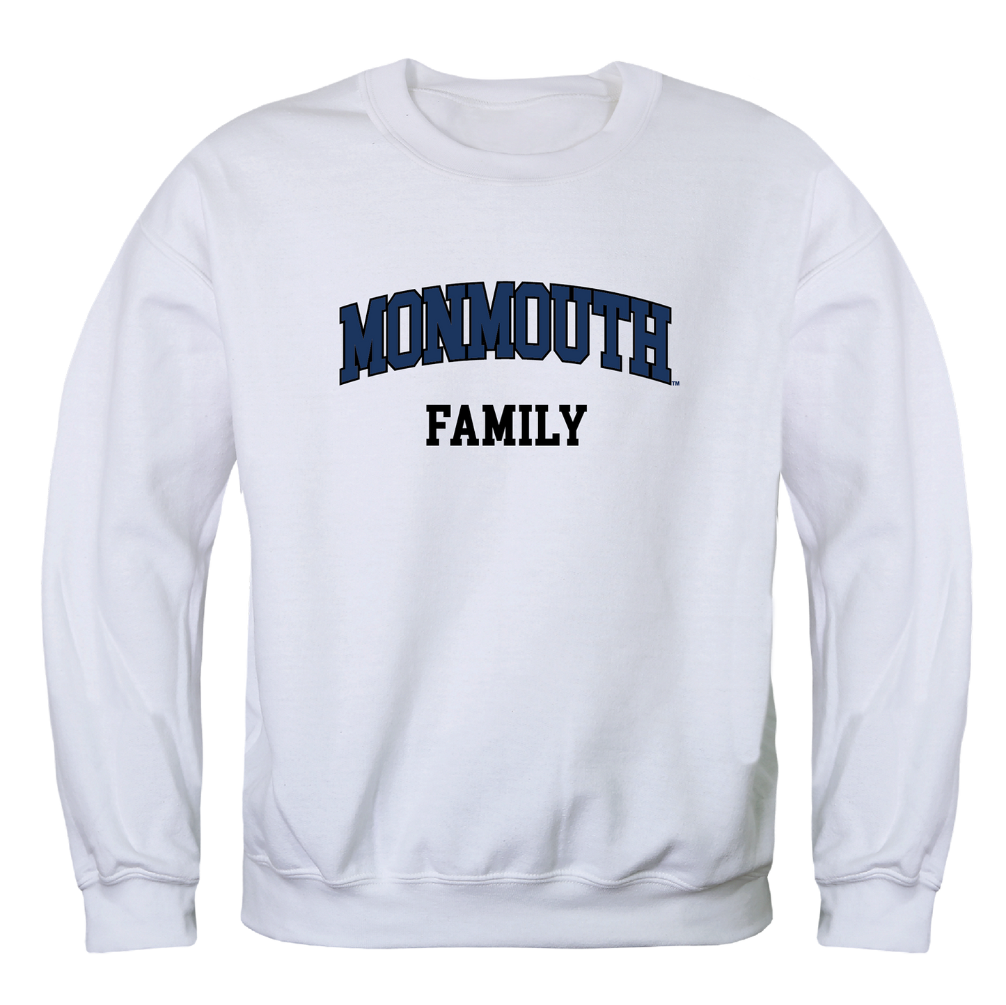 Monmouth University Hawks Family Crewneck Pullover Sweatshirt Sweater