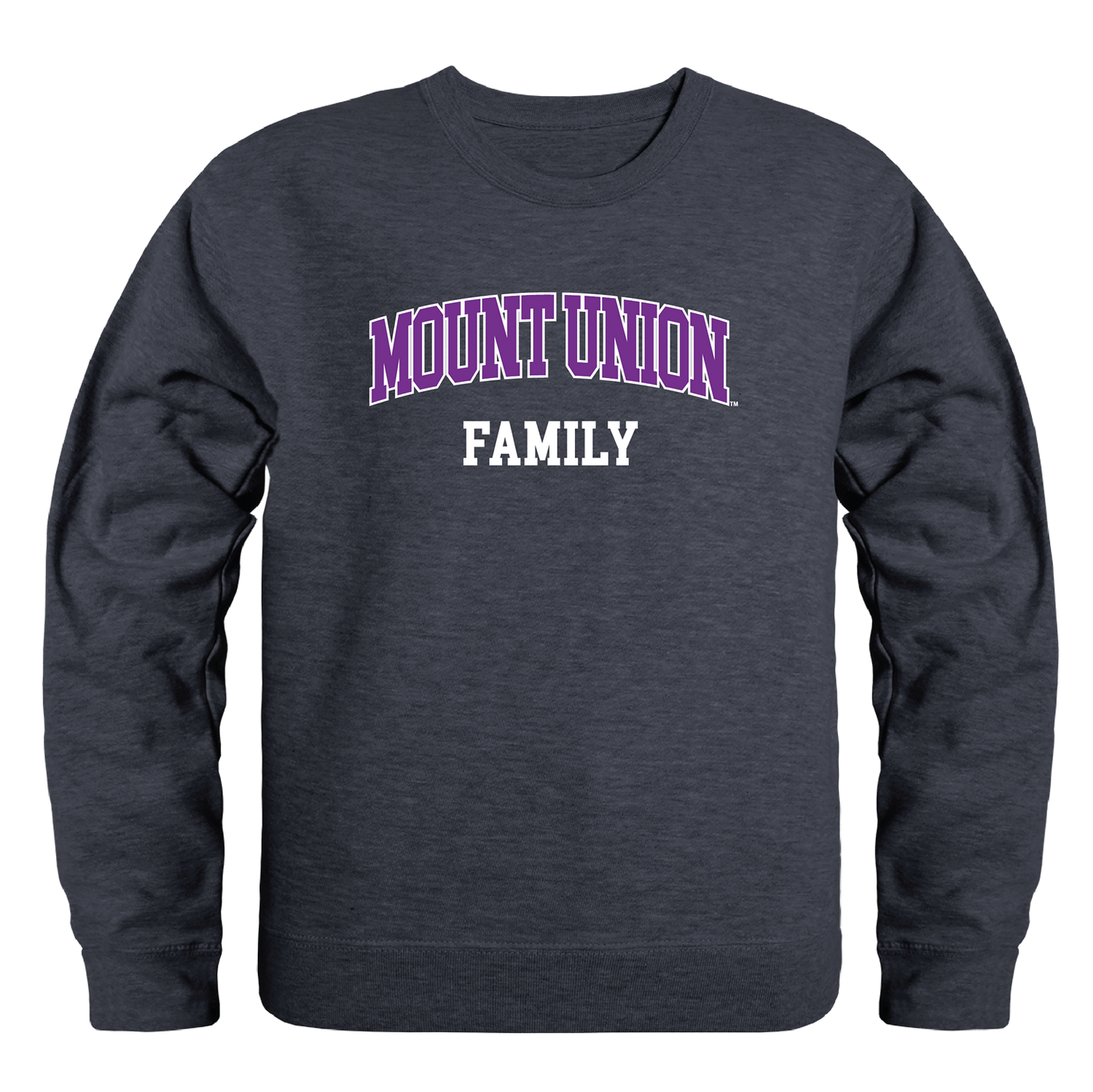 University of Mount Union Purple Raiders Family Crewneck Pullover Sweatshirt Sweater
