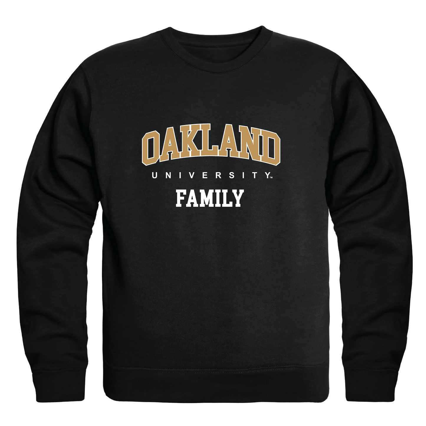 Oakland University Golden Grizzlies Family Crewneck Pullover Sweatshirt Sweater