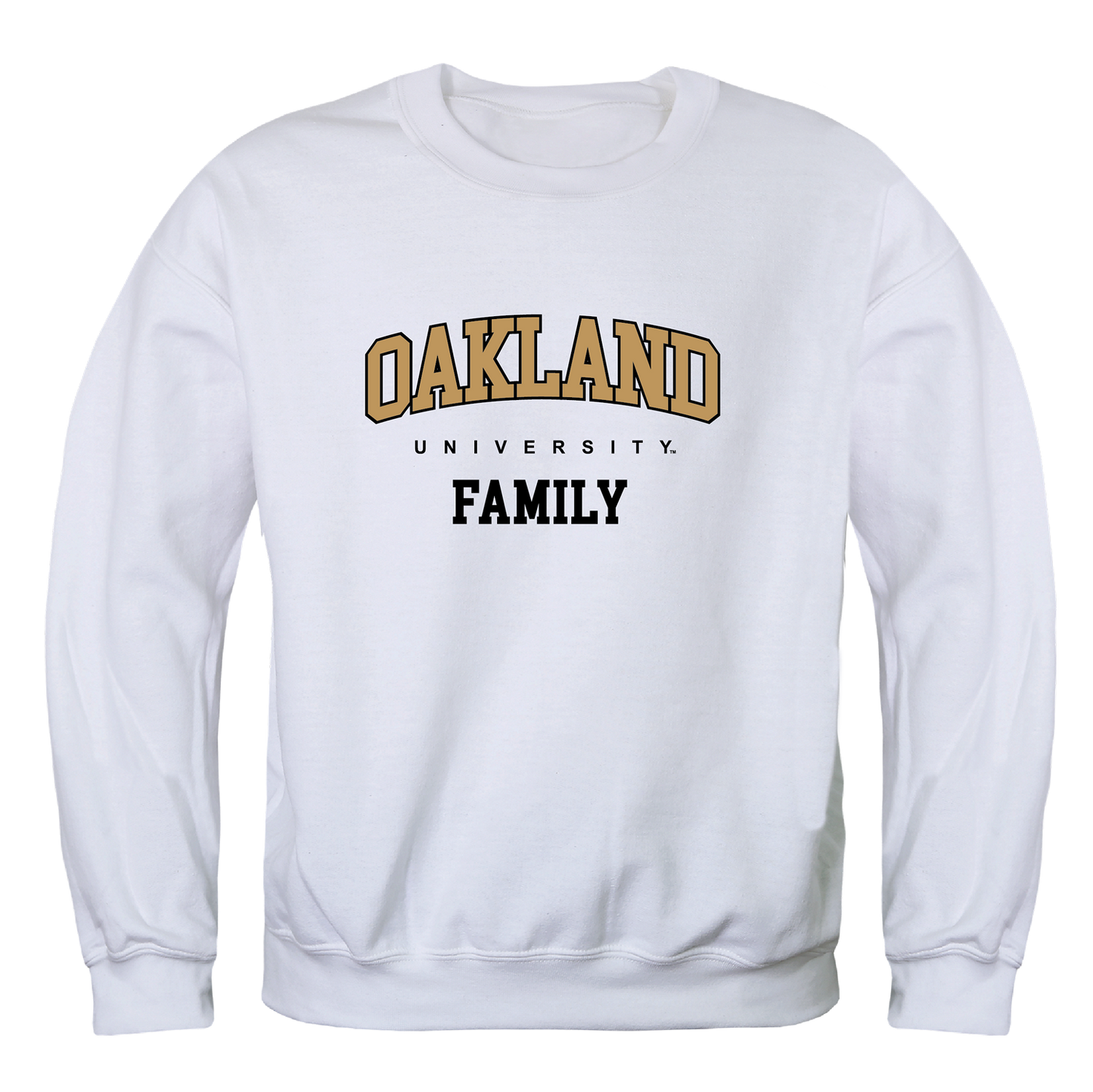 Oakland University Golden Grizzlies Family Crewneck Pullover Sweatshirt Sweater