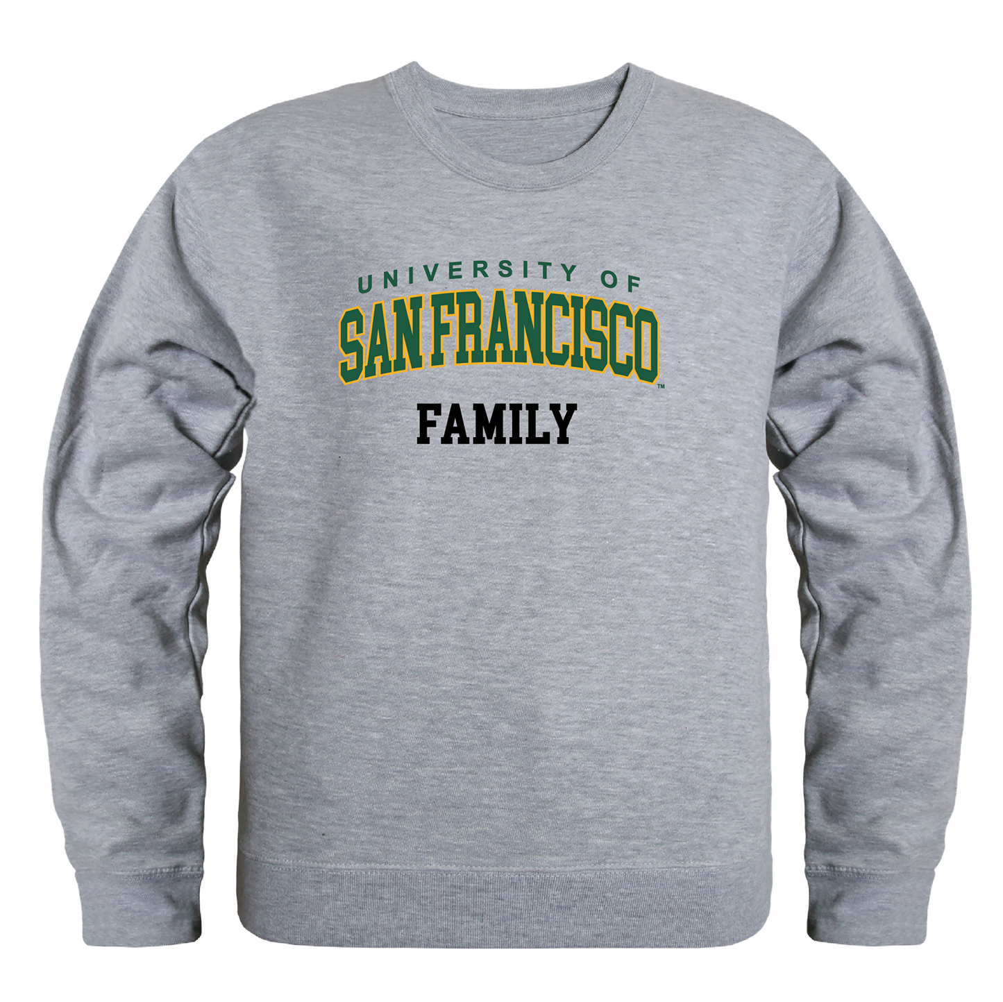 USFCA University of San Francisco Dons Family Crewneck Pullover Sweatshirt Sweater