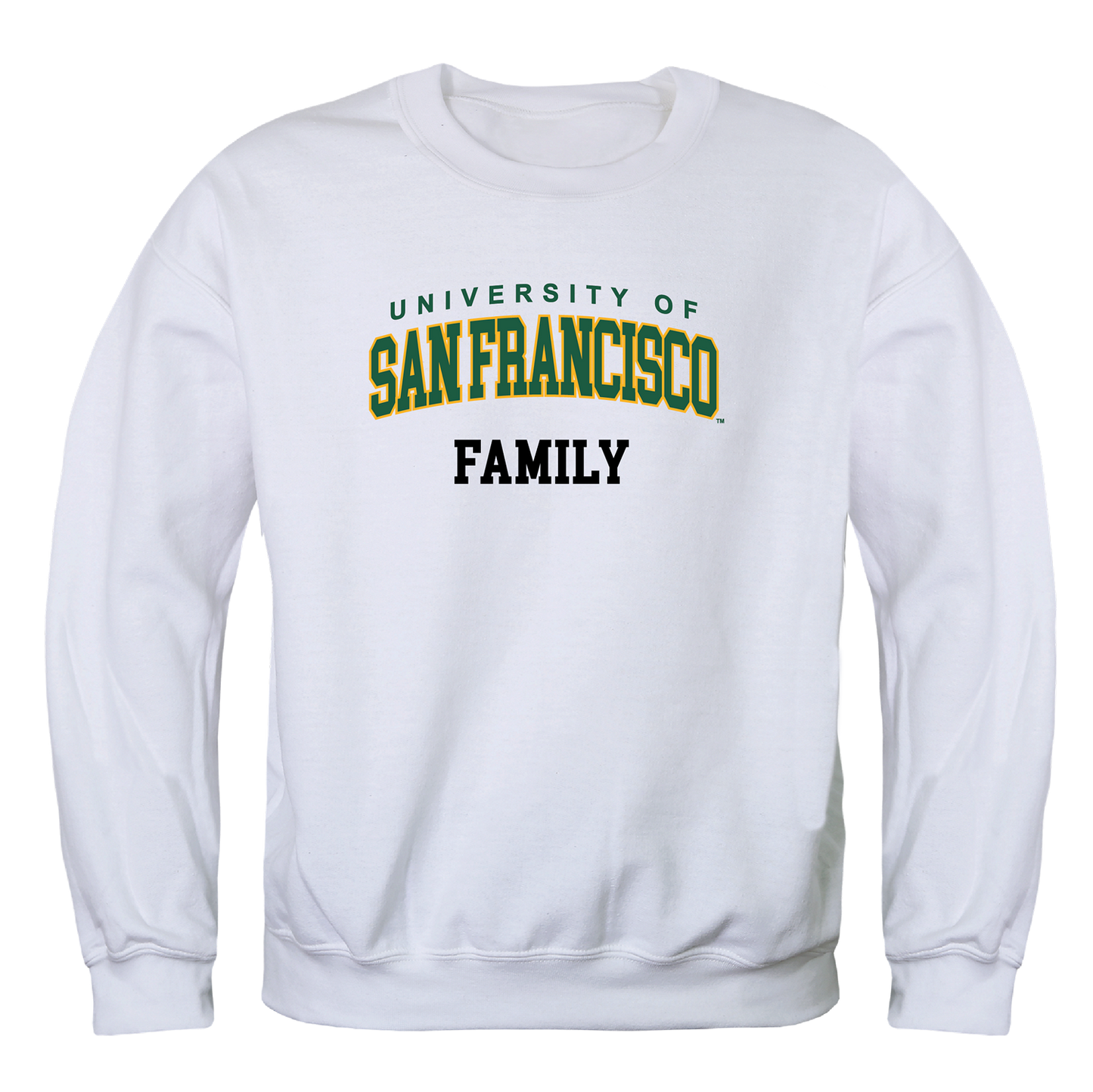 USFCA University of San Francisco Dons Family Crewneck Pullover Sweatshirt Sweater