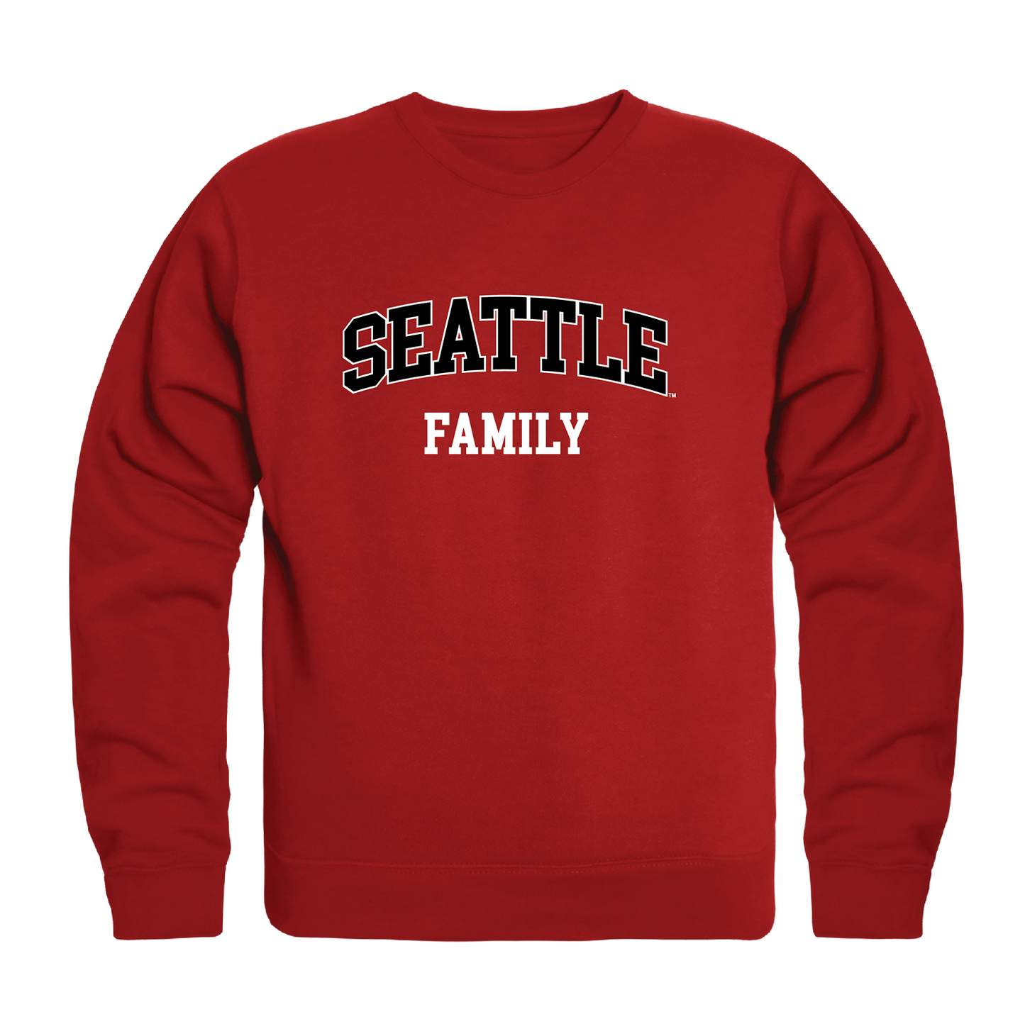 Seattle University Redhawks Family Crewneck Pullover Sweatshirt Sweater