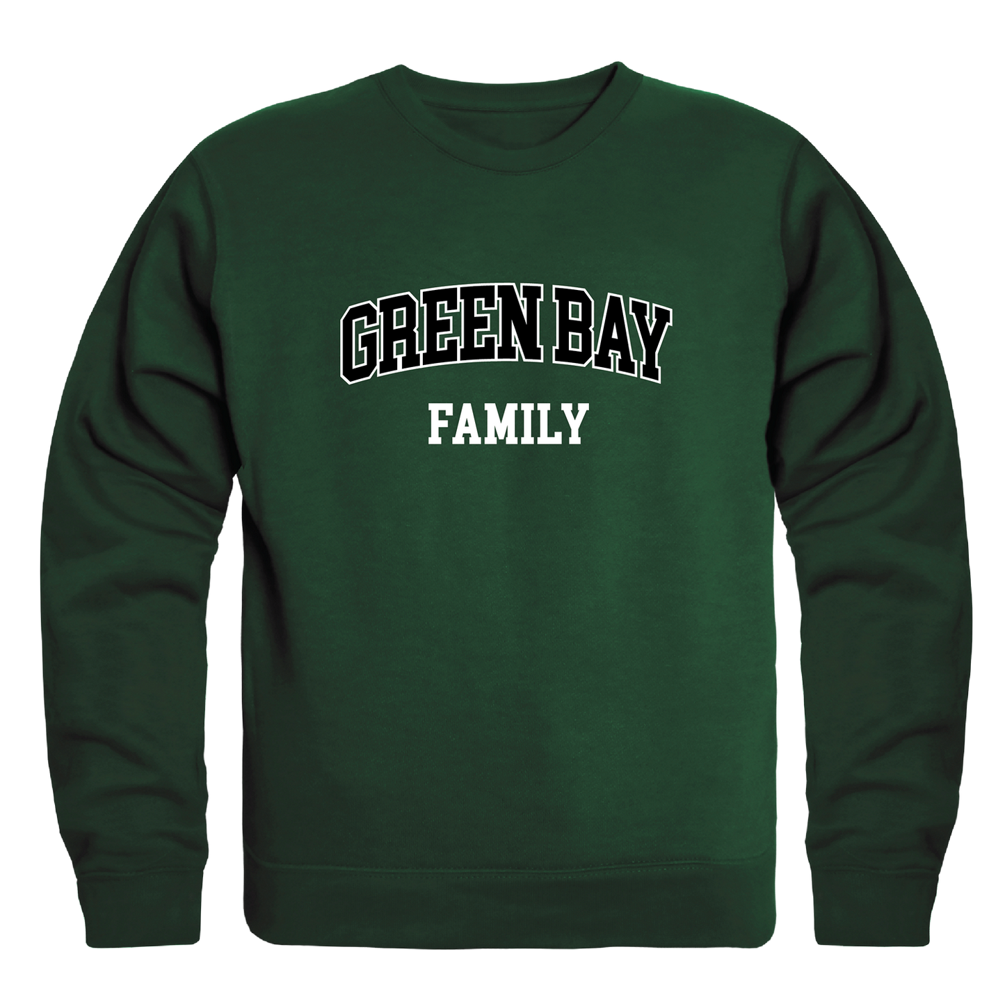 University of Wisconsin-Green Bay Phoenix Family Crewneck Pullover Sweatshirt Sweater