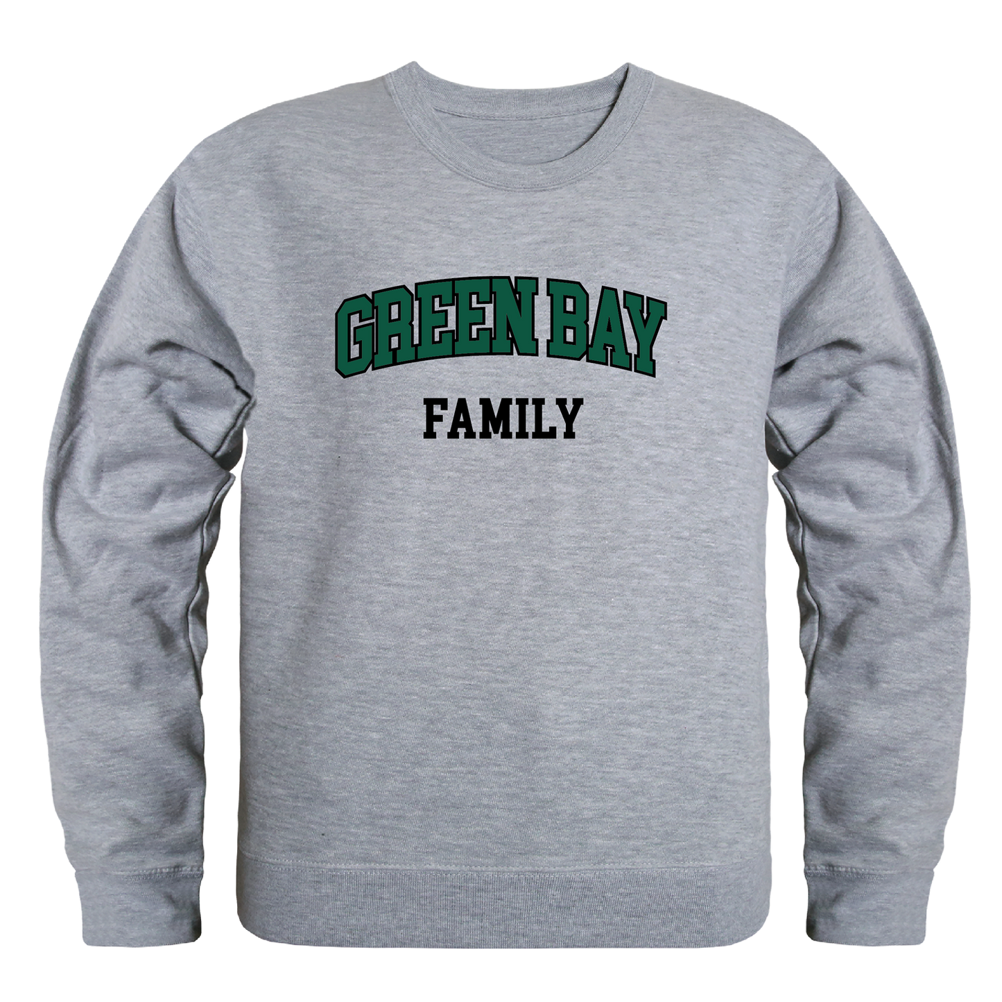 University of Wisconsin-Green Bay Phoenix Family Crewneck Pullover Sweatshirt Sweater