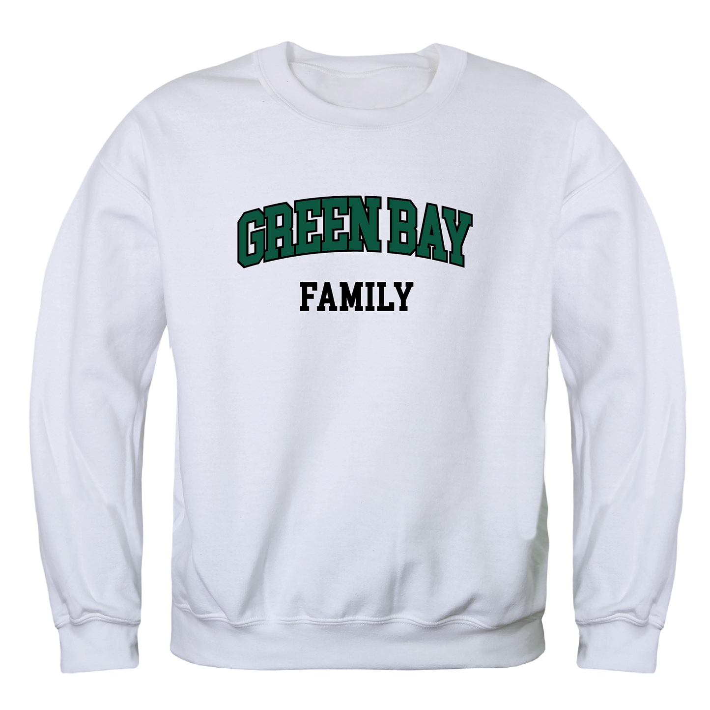 University of Wisconsin-Green Bay Phoenix Family Crewneck Pullover Sweatshirt Sweater