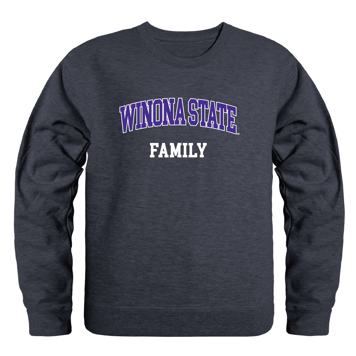 Winona State University Warriors Family Crewneck Pullover Sweatshirt Sweater