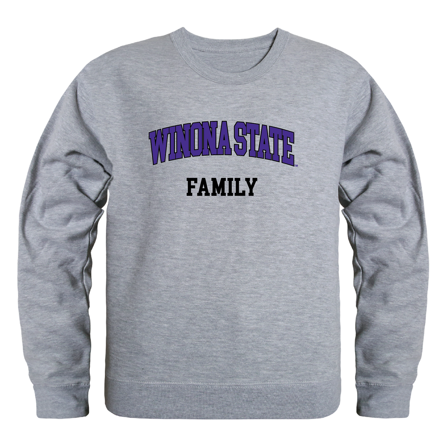 Winona State University Warriors Family Crewneck Pullover Sweatshirt Sweater