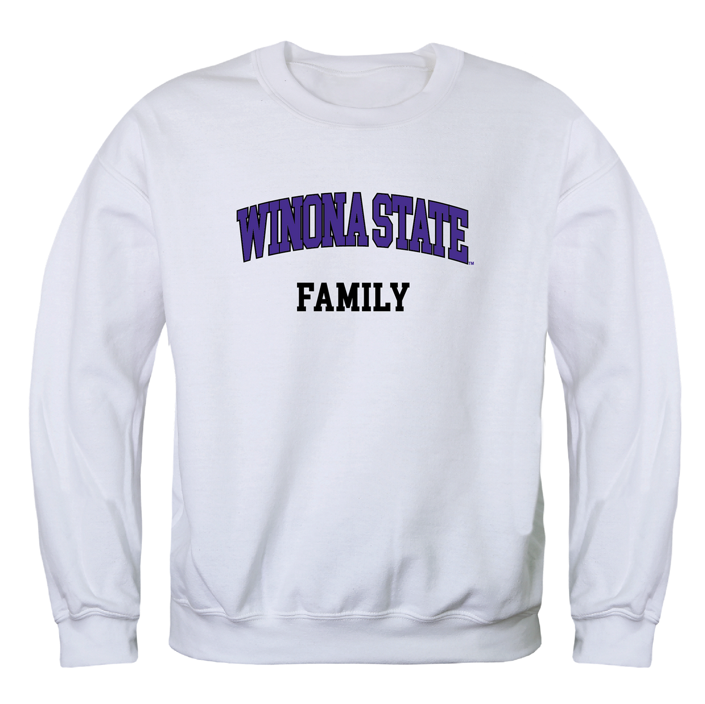 Winona State University Warriors Family Crewneck Pullover Sweatshirt Sweater