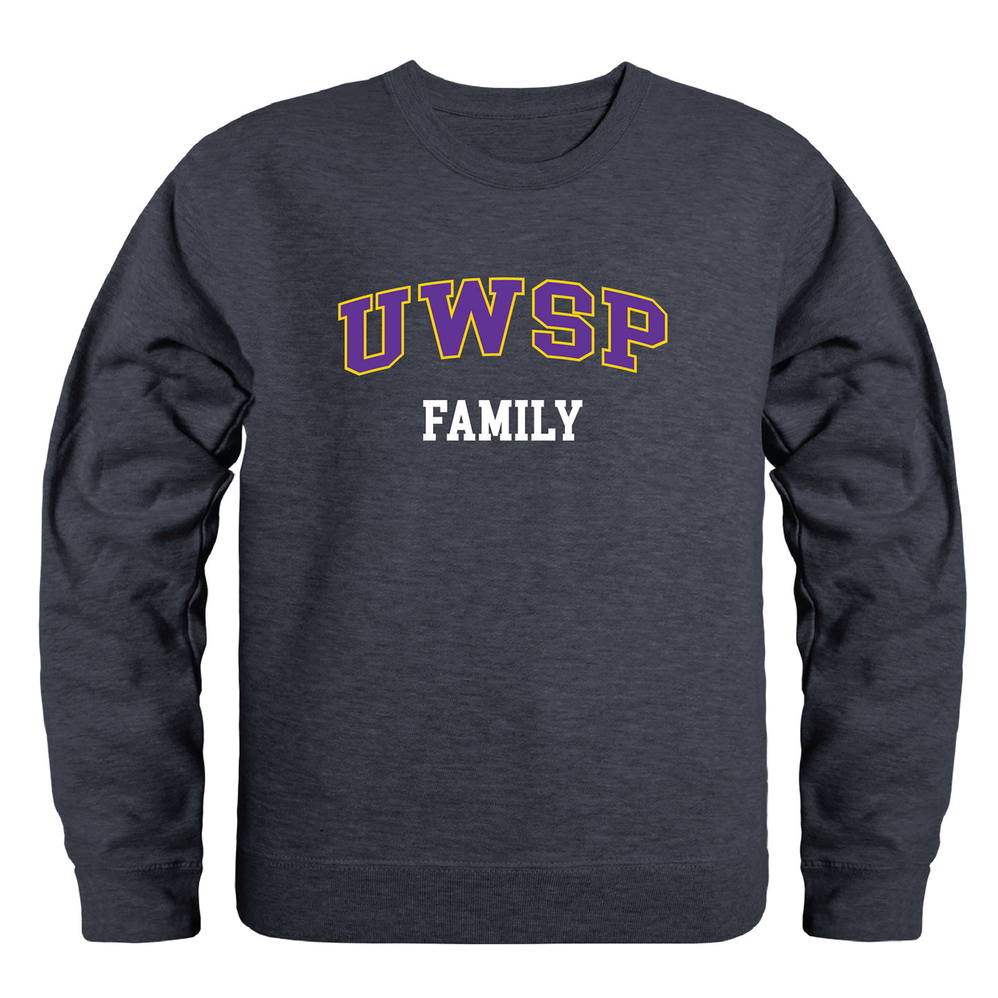 University of Wisconsin-Stevens Point Family Crewneck Pullover Sweatshirt Sweater
