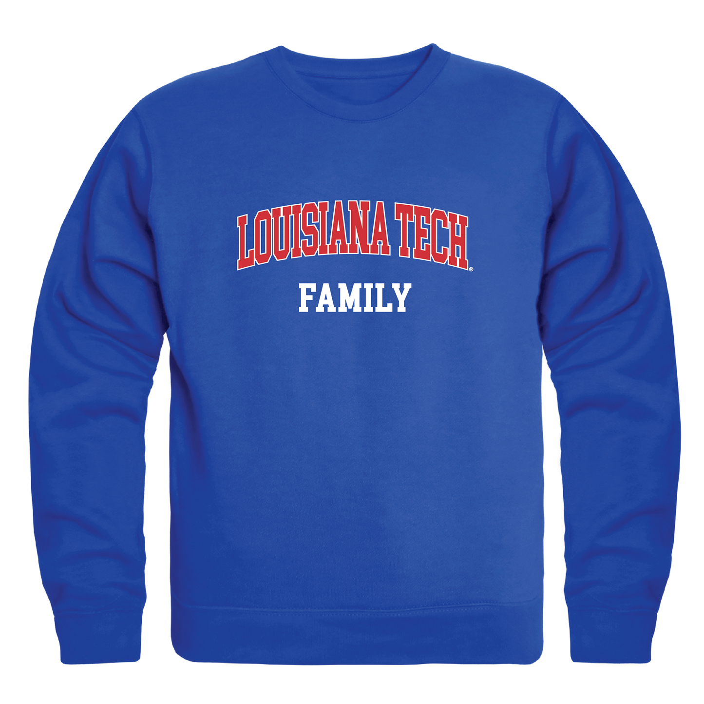 Louisiana Tech University Foundation Family Crewneck Pullover Sweatshirt Sweater