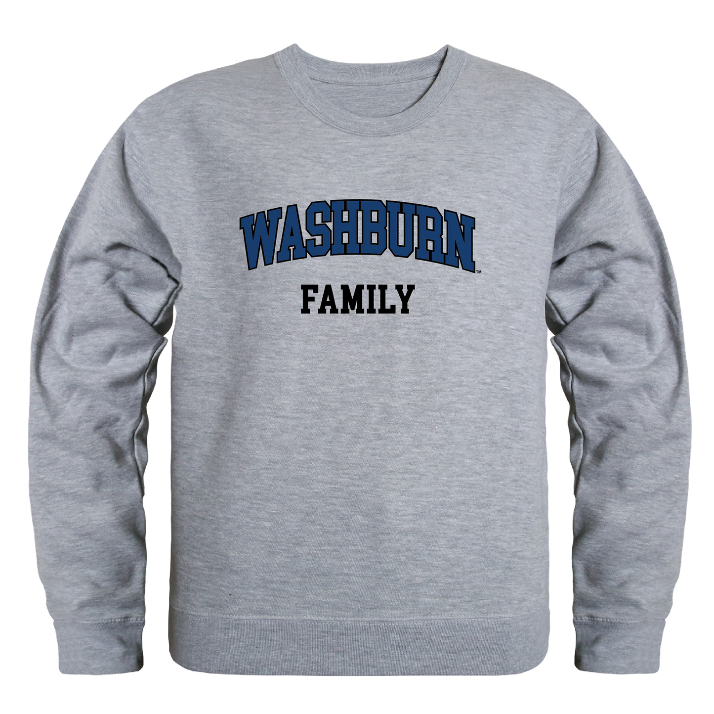 Washburn University Ichabods Family Crewneck Pullover Sweatshirt Sweater