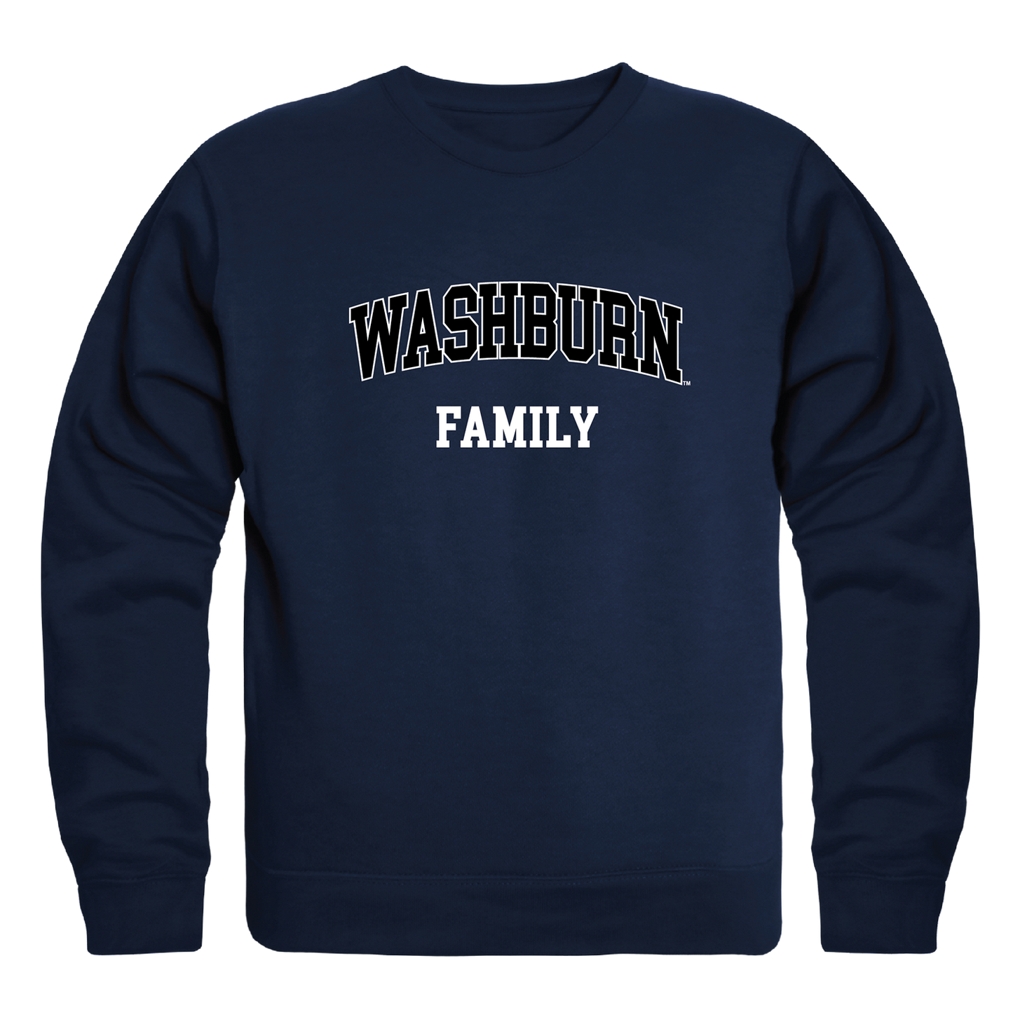 Washburn University Ichabods Family Crewneck Pullover Sweatshirt Sweater
