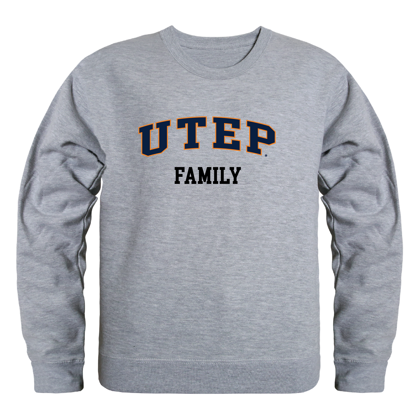 University of Texas at El Paso Miners Family Crewneck Pullover Sweatshirt Sweater