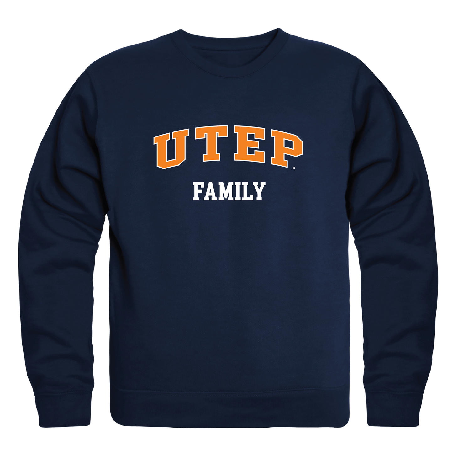 University of Texas at El Paso Miners Family Crewneck Pullover Sweatshirt Sweater