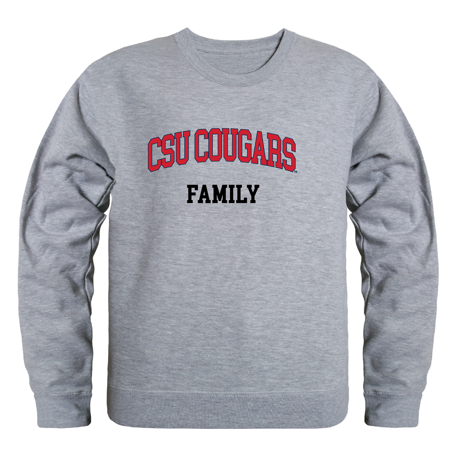 Columbus State University Cougar Family Crewneck Pullover Sweatshirt Sweater